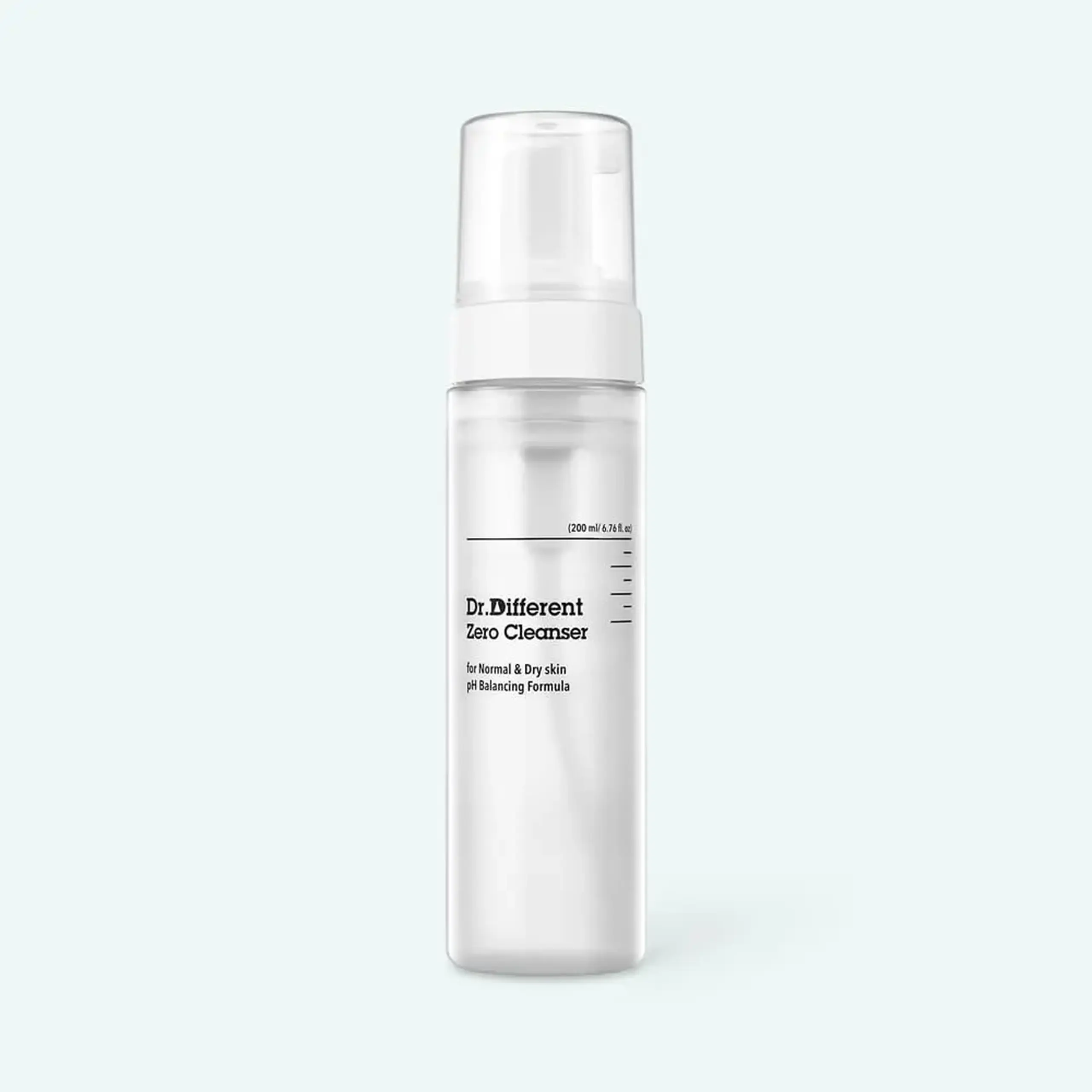 Spumă de curățare ultra-delicată Dr.Different Zero Cleanser for Normal & Dry Skin 200ml