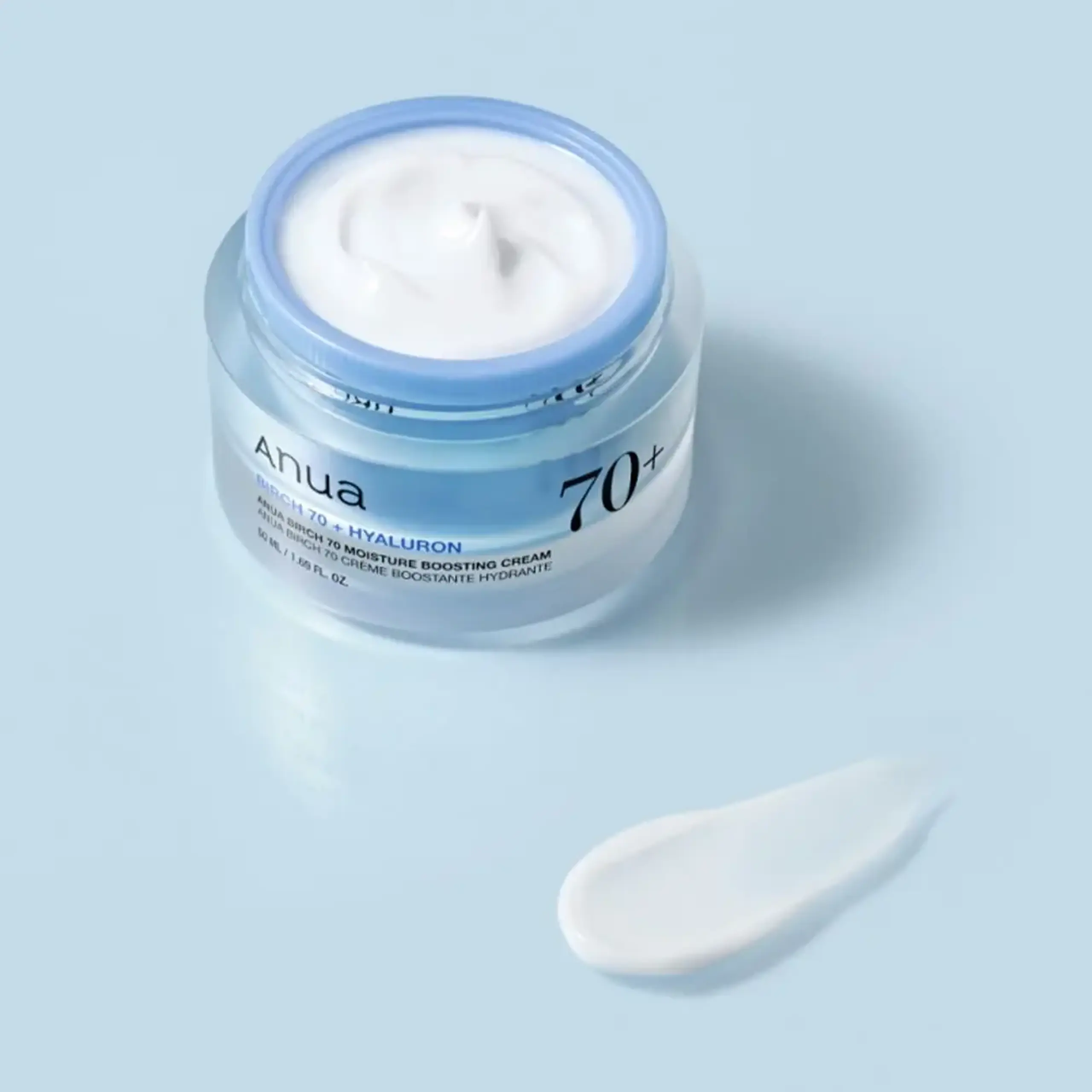 Cremă hidratantă cu sevă de mesteacăn Anua Birch 70% Boosting Cream Moisture 50ml