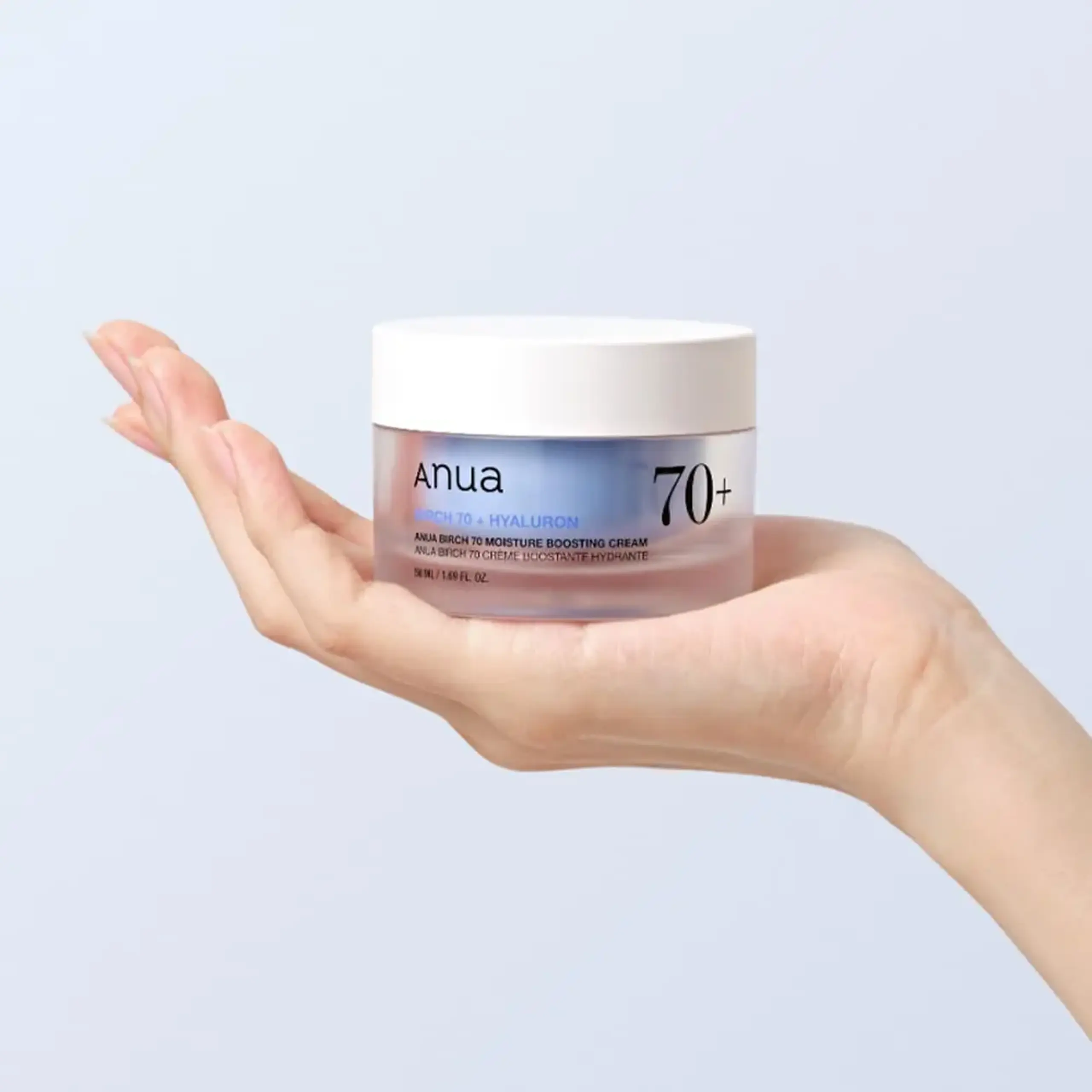 Cremă hidratantă cu sevă de mesteacăn Anua Birch 70% Boosting Cream Moisture 50ml