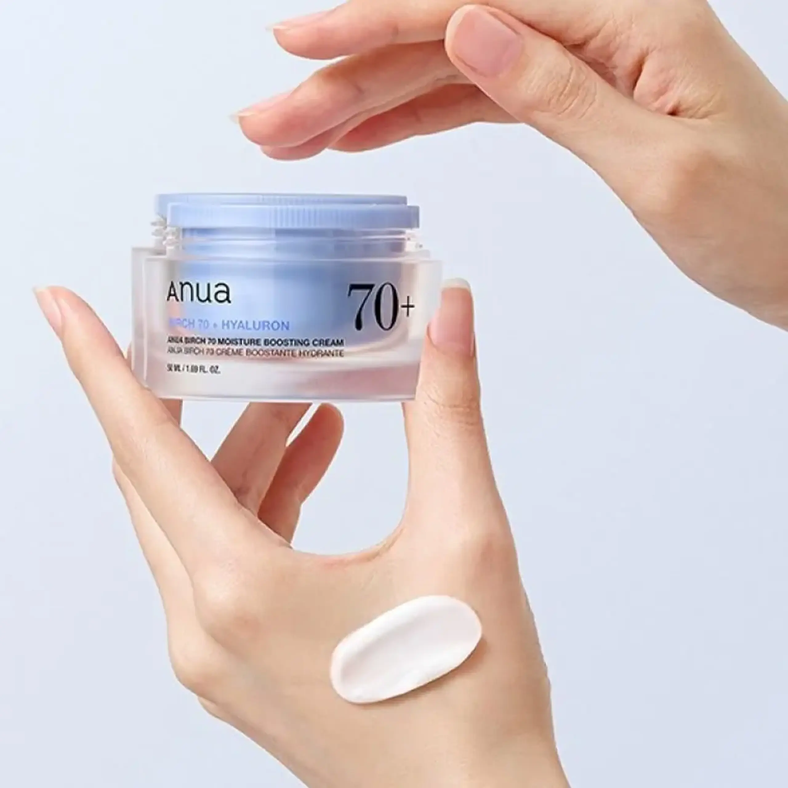 Cremă hidratantă cu sevă de mesteacăn Anua Birch 70% Boosting Cream Moisture 50ml