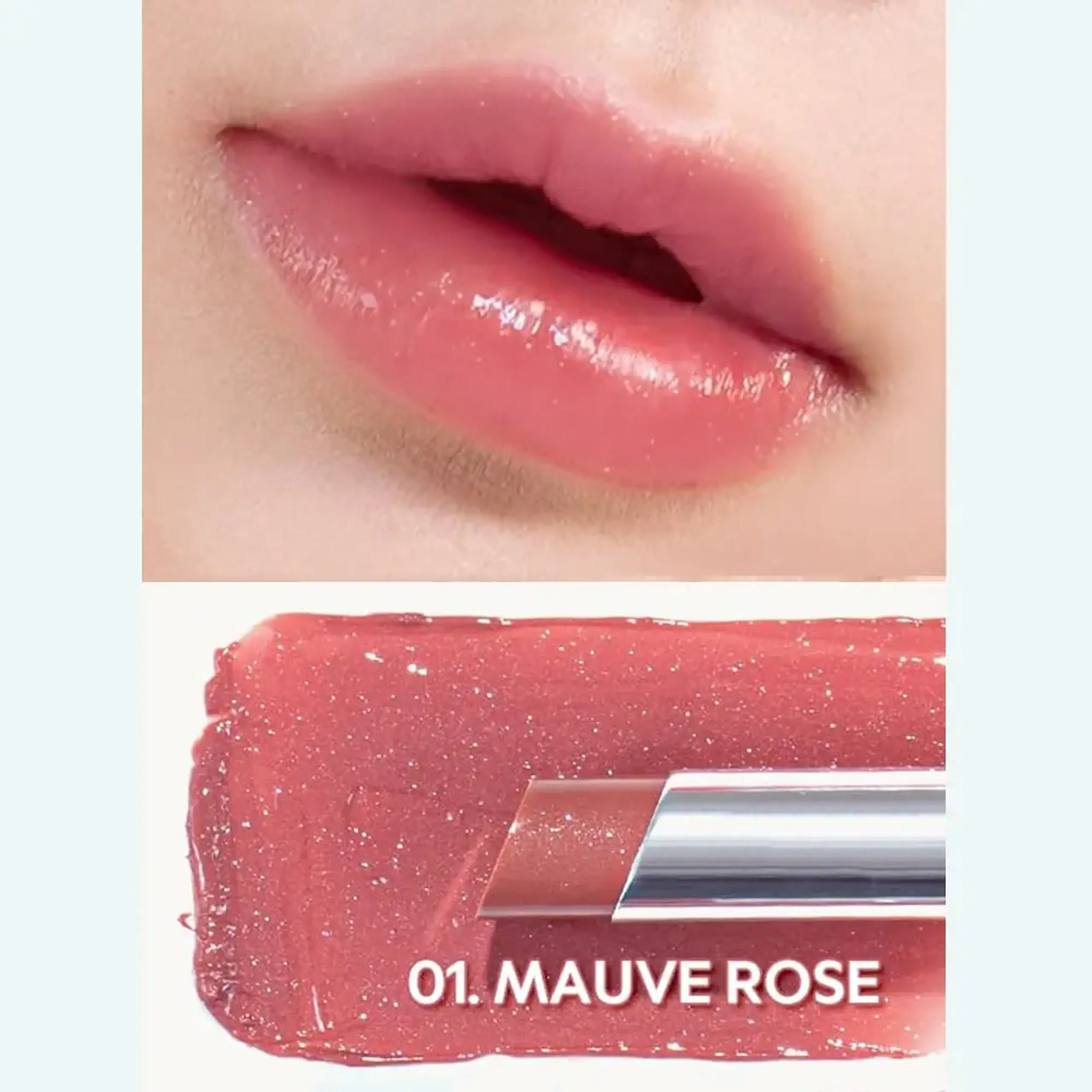 Balsam de buze hidratant cu nuanță TIRTIR Waterism Glow Melting Balm 01 Mauve Rose