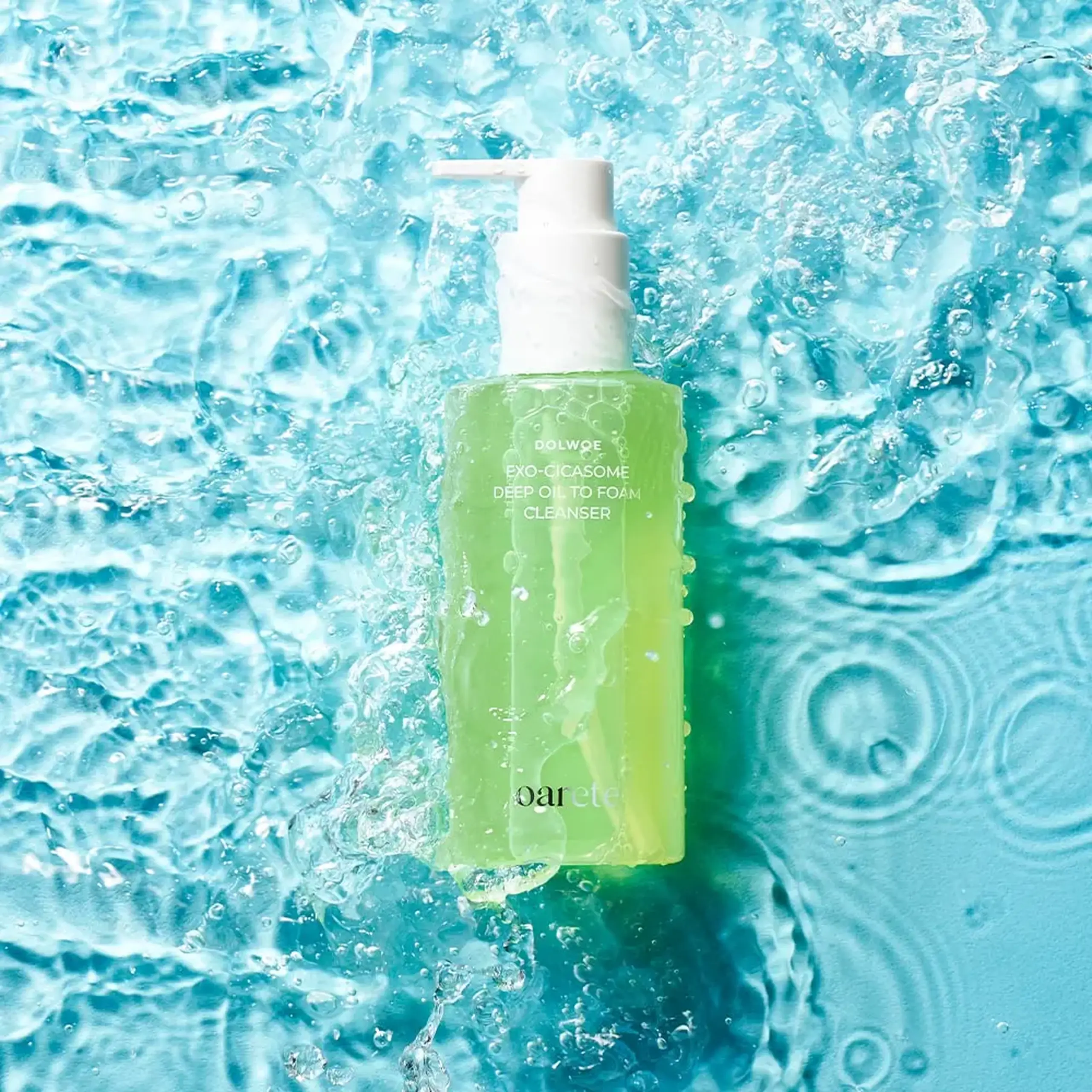 Produs multifuncțional 2 în 1 cu exosomi Centella Oarete Dolwoe Exo-Cicasome Deep Oil To Foam Cleanser 200ml