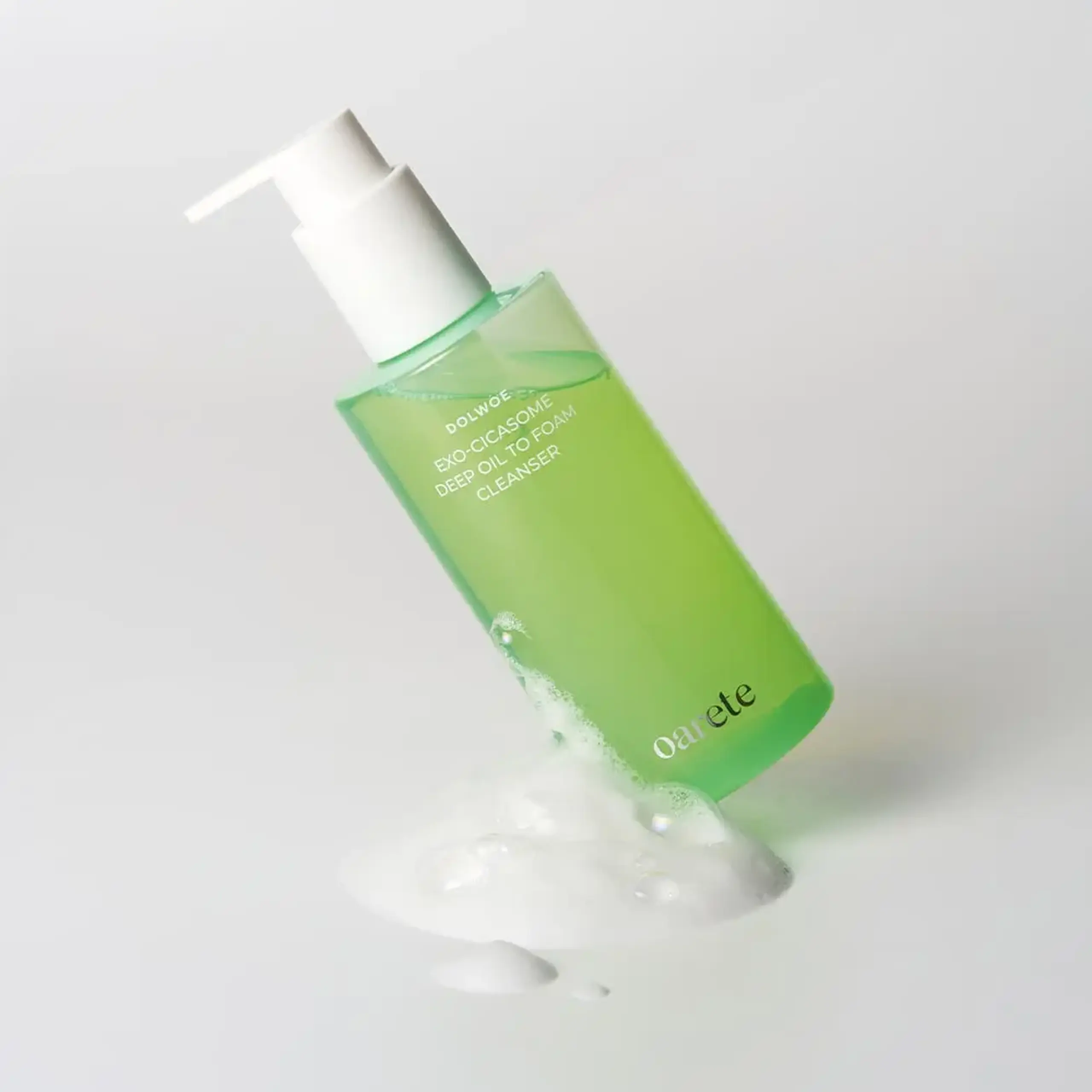 Produs multifuncțional 2 în 1 cu exosomi Centella Oarete Dolwoe Exo-Cicasome Deep Oil To Foam Cleanser 200ml