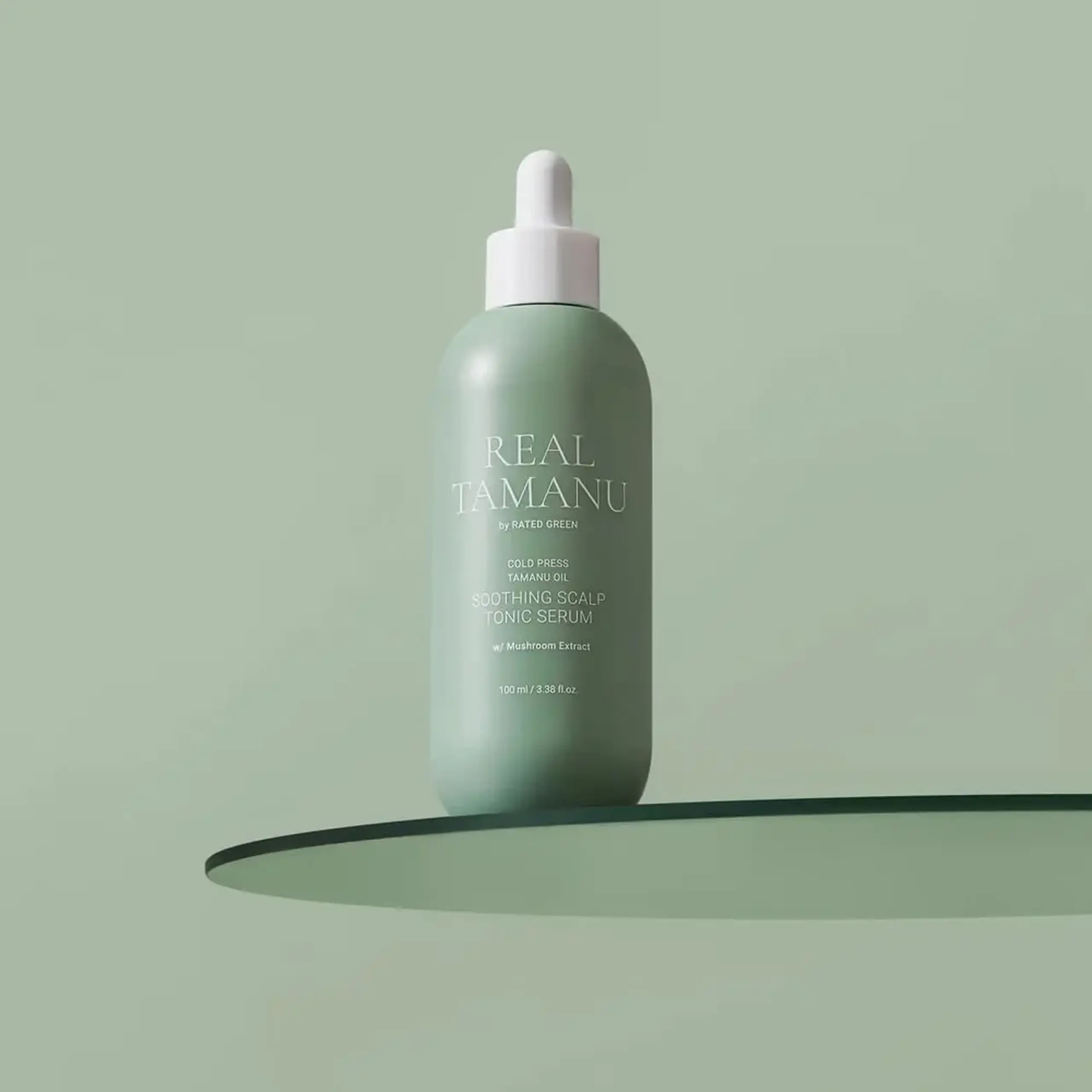 Ser pentru Scalp Hidratare, Calmare și Creștere Fortificată Rate Green Cold Pressed Tamanu Oil Soothing Scalp Tonic Serum 100ml