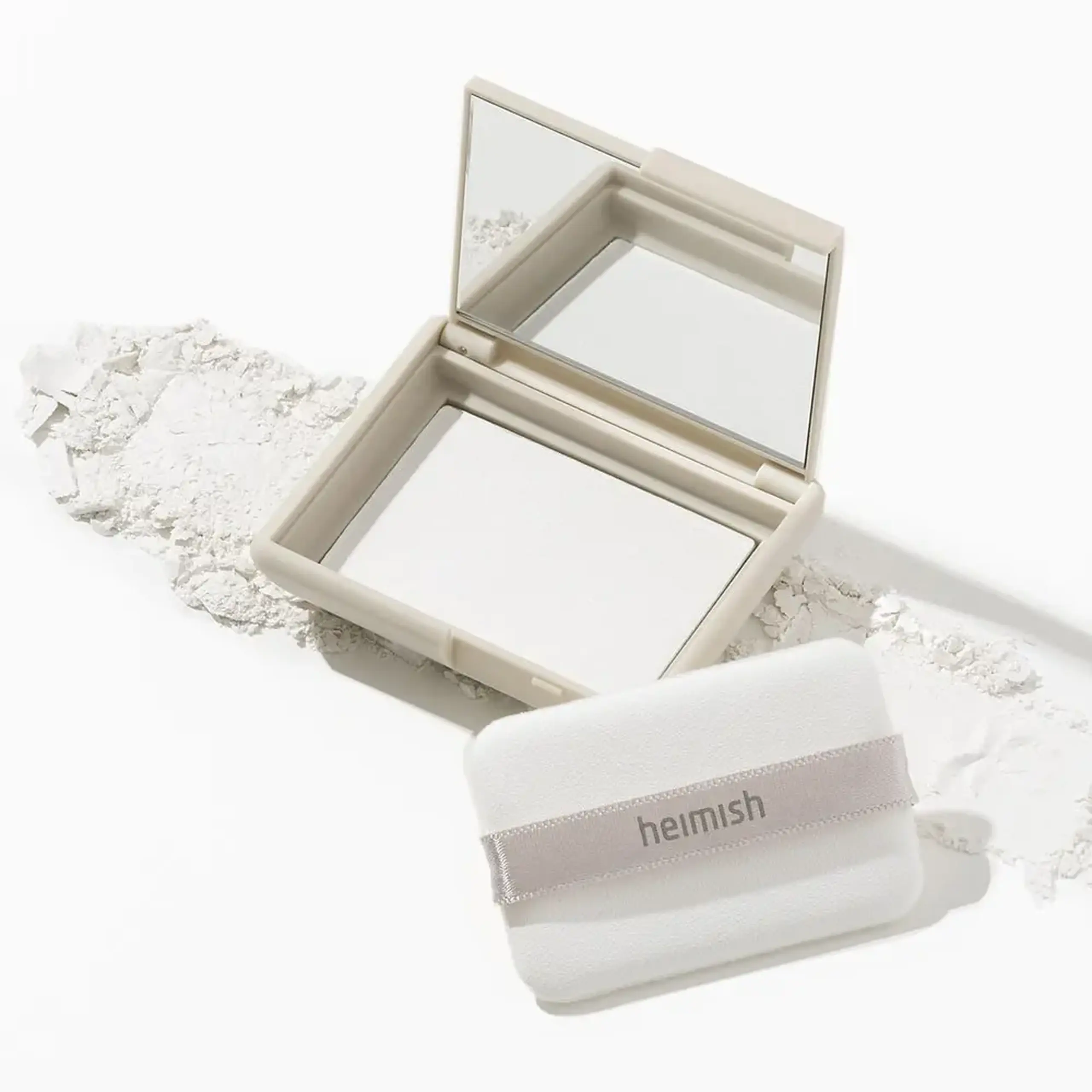 Pudră minerală compactă pentru fixarea machiajului Heimish Moringa Ceramide Pressed Setting Powder 5g