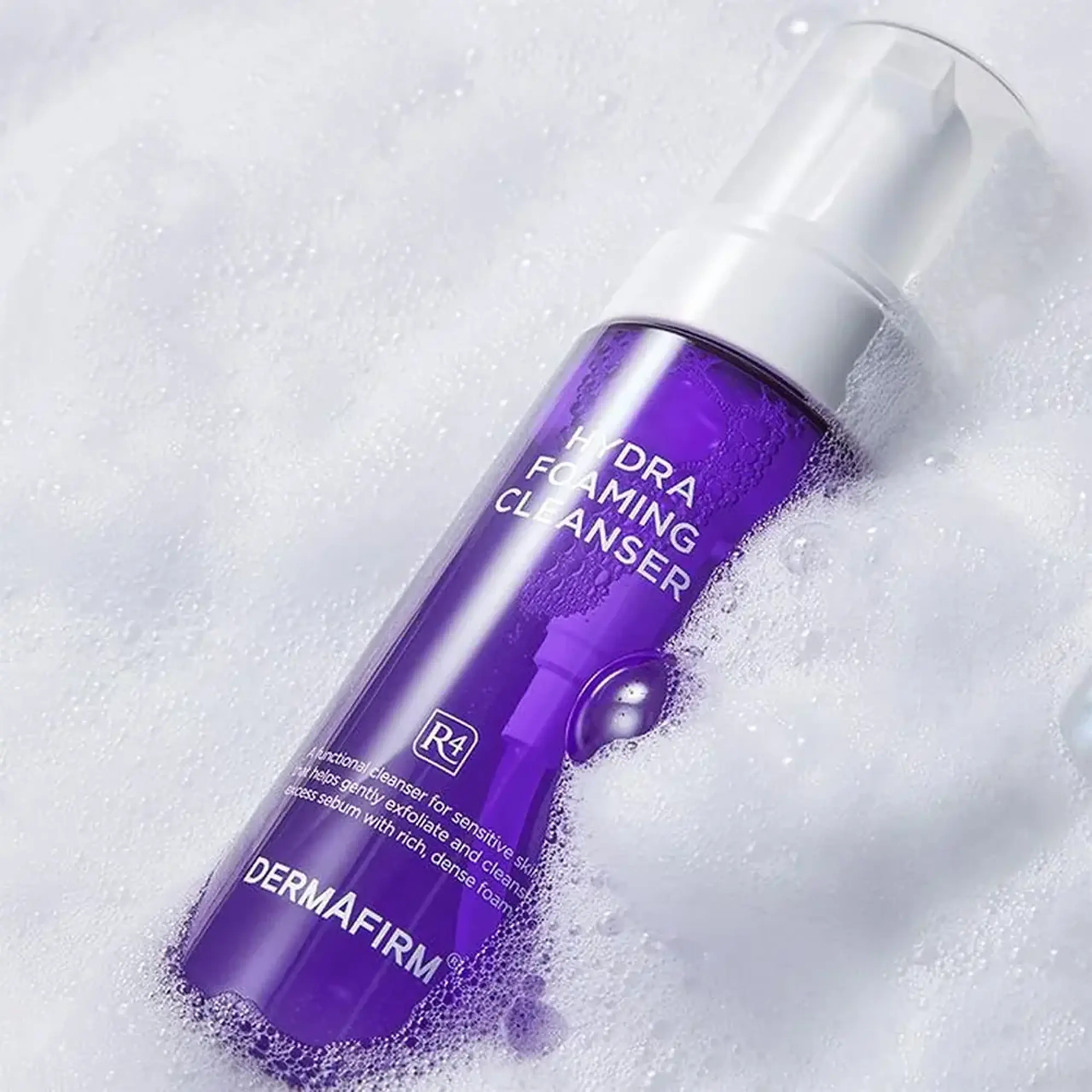 Spumă de curățare delicată Dermafirm Hydra Foaming Cleanser R4 Acne-free 150g