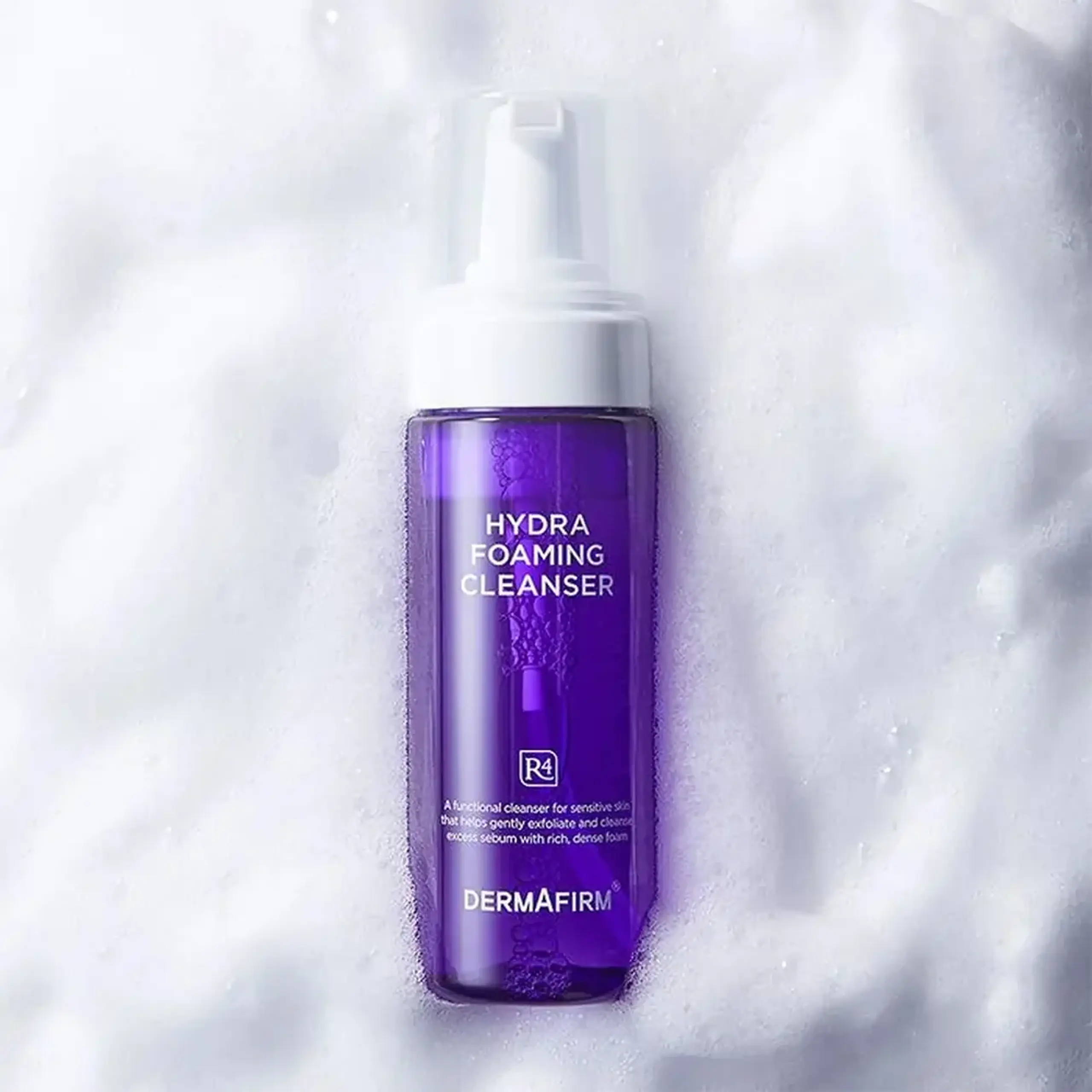 Spumă de curățare delicată Dermafirm Hydra Foaming Cleanser R4 Acne-free 150g