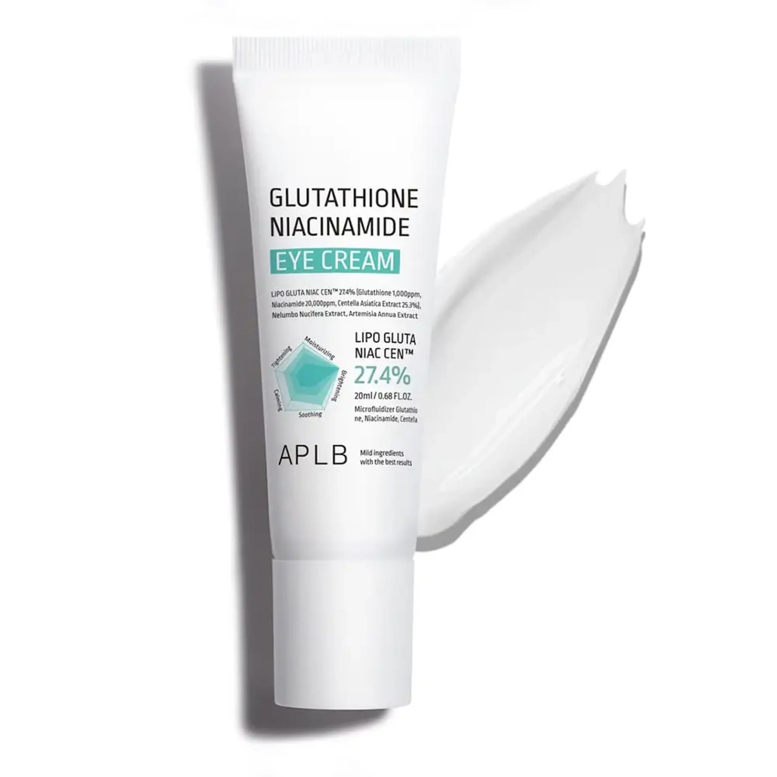 Cremă pentru zona ochilor cu glutation și niacinamidă Aplb Glutathione Niacinamide Eye Cream 20ml
