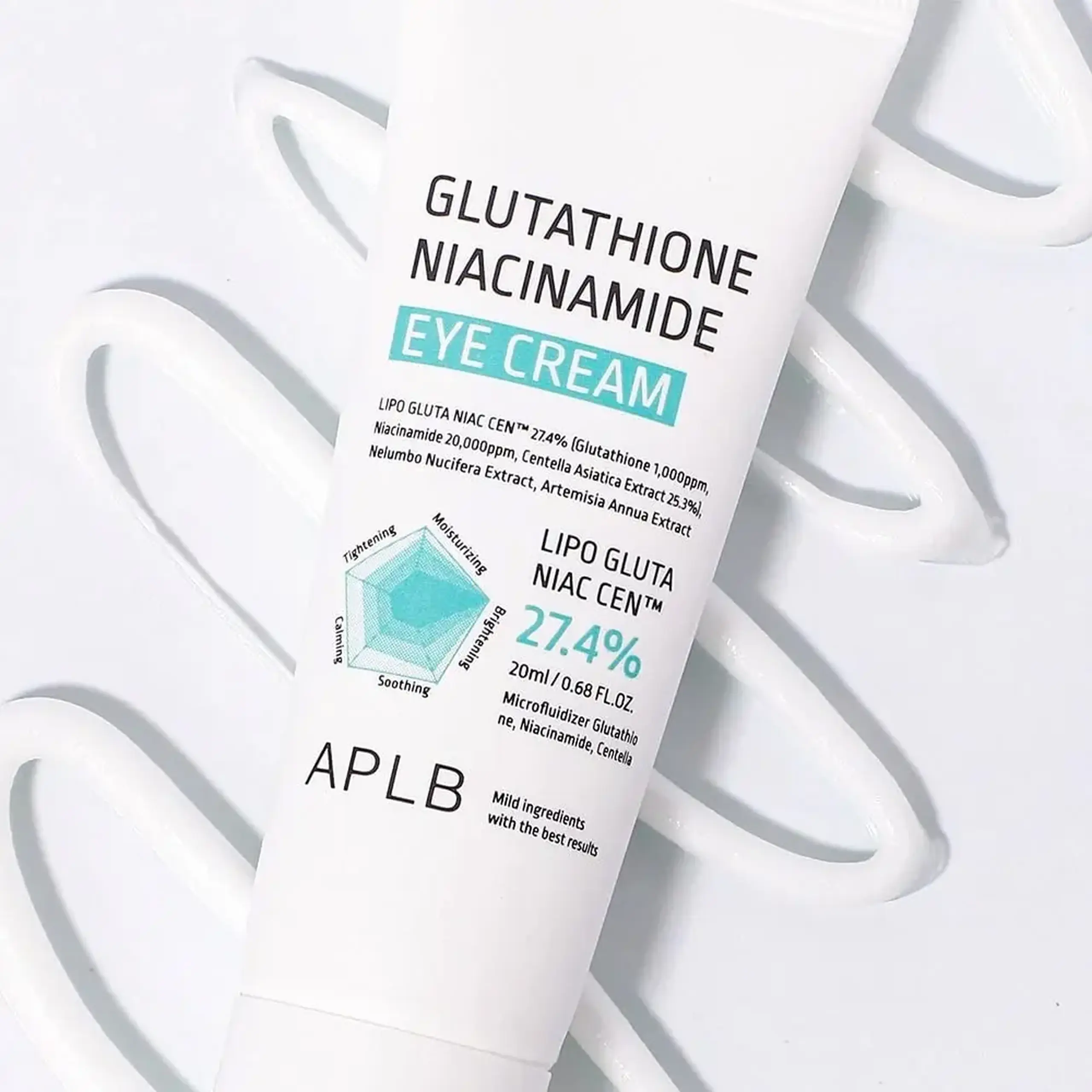 Cremă pentru zona ochilor cu glutation și niacinamidă Aplb Glutathione Niacinamide Eye Cream 20ml