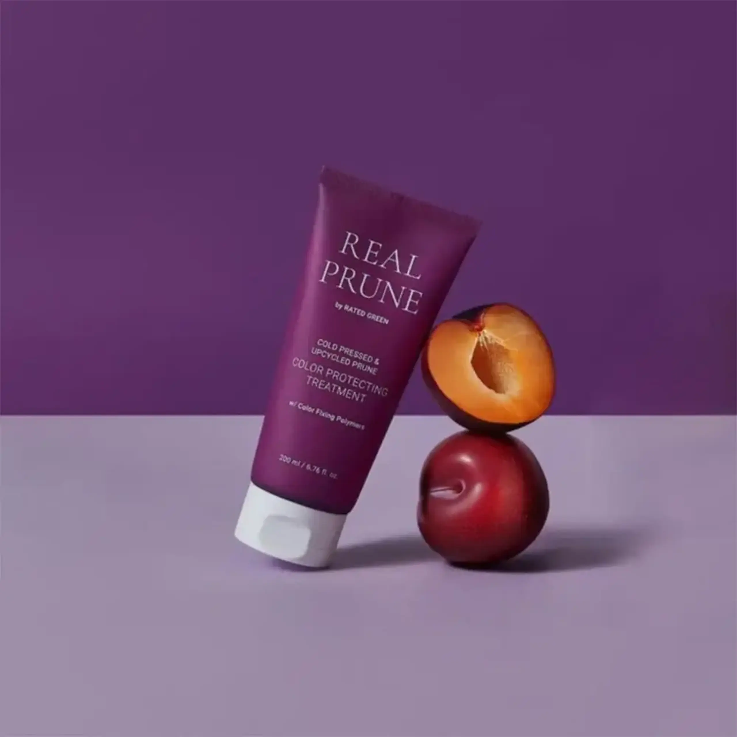 Mască pentru păr vopsit Rated Green Real Prune Color Protecting Treatment 200ml