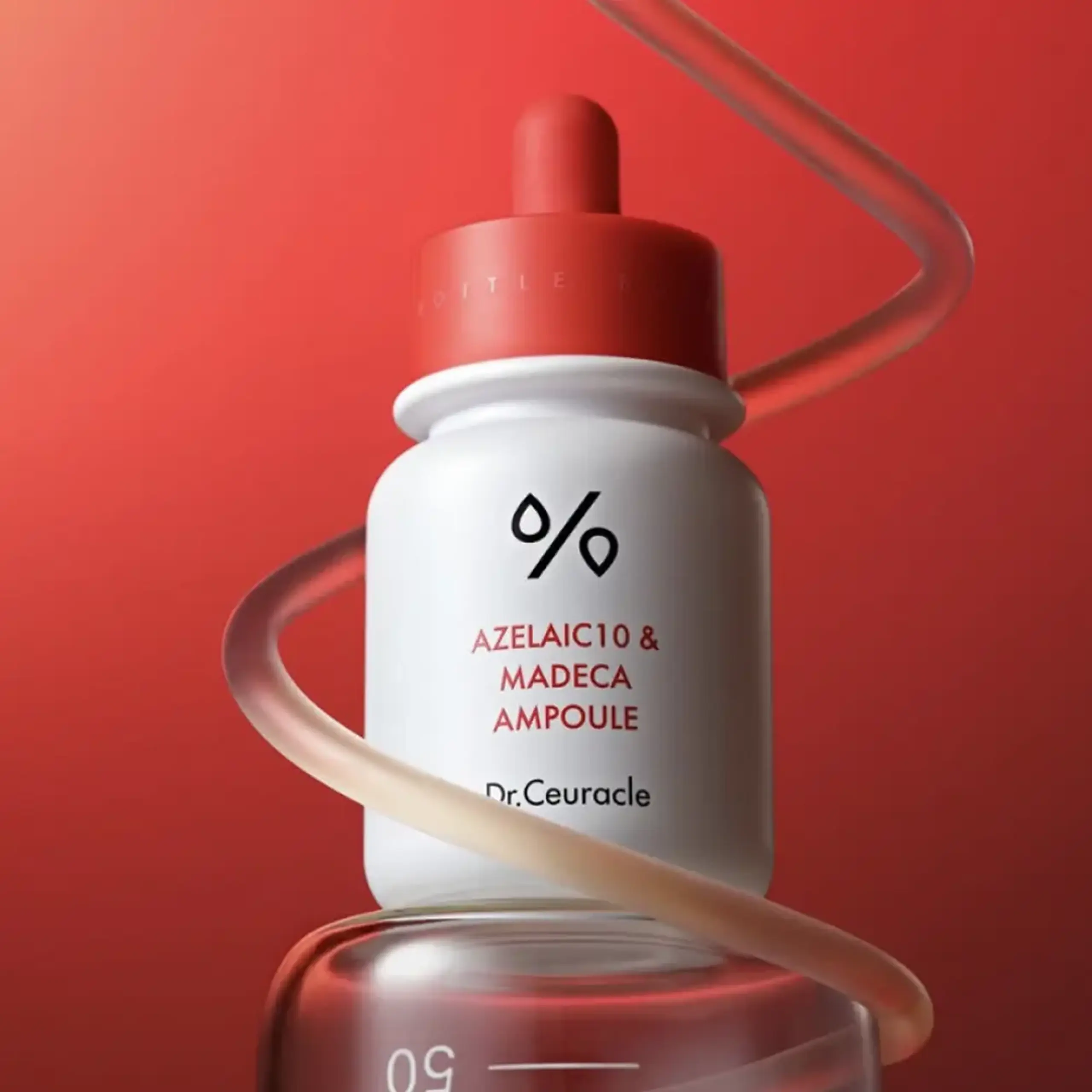 Ser anti-imperfectiuni cu acid acid azelaic Dr.Ceuracle Azelaic 10 & Madeca Ampoule 30ml
