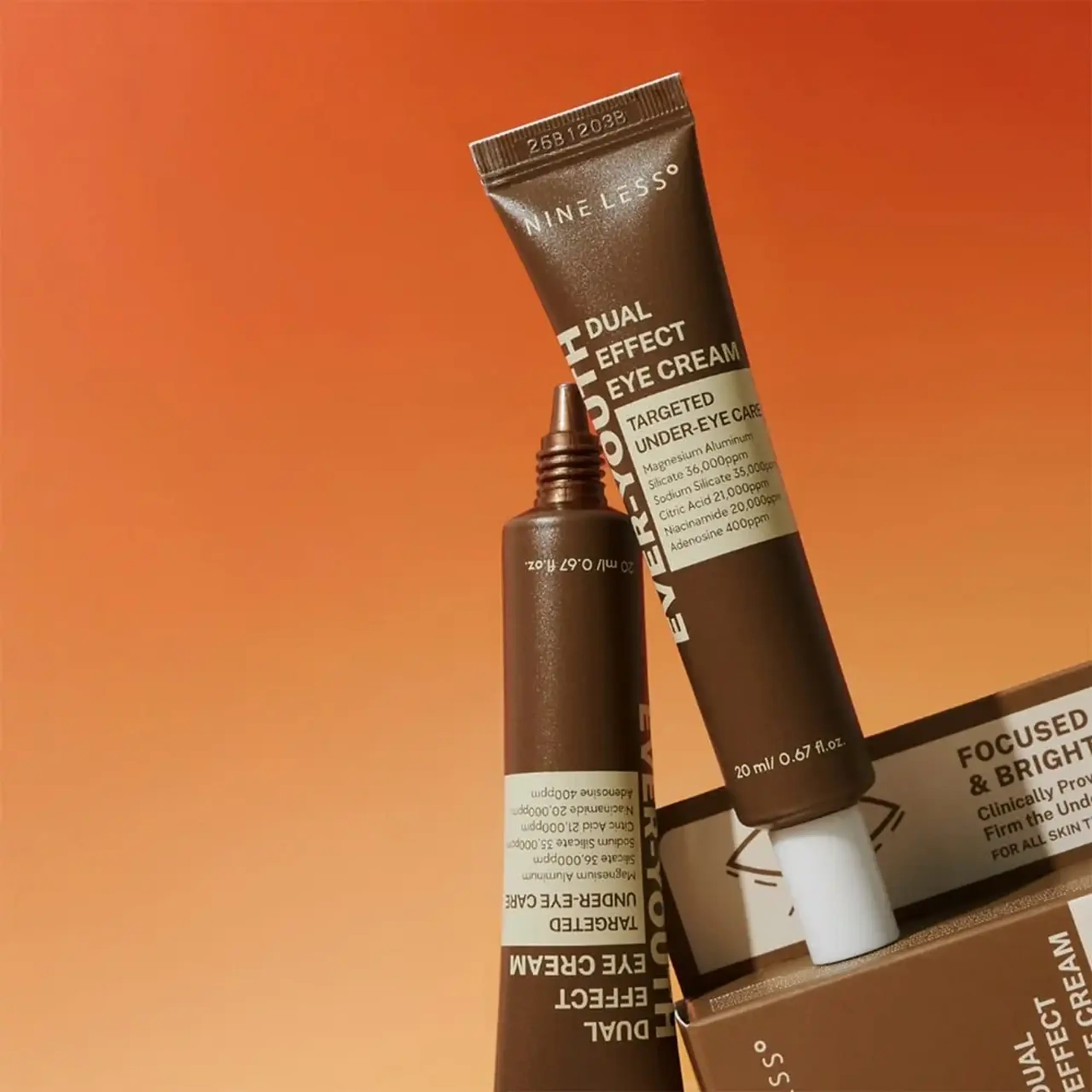 Cremă de ochi cu efect instant de lifting NINE LESS Ever Youth Dual Effect Eye Cream 20ml