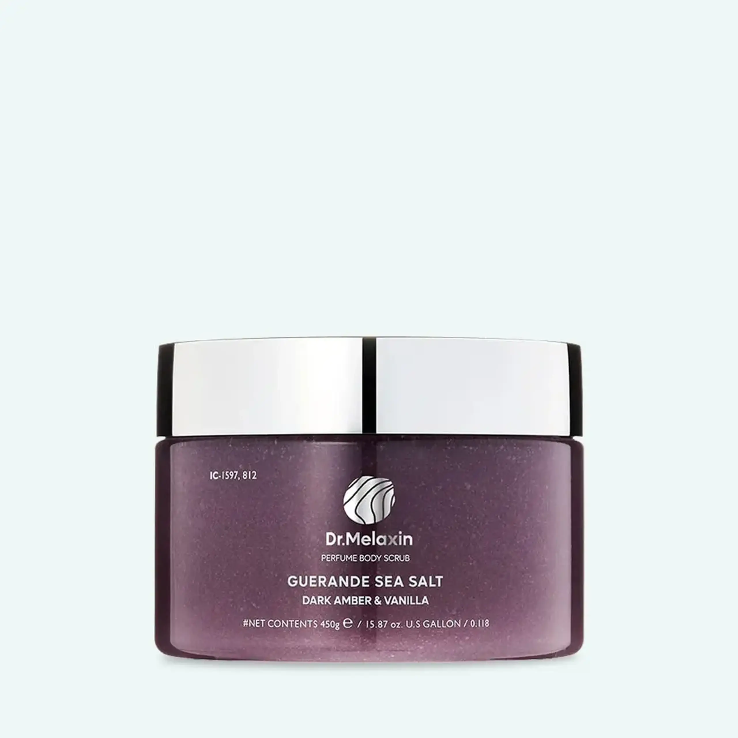Scrub pentru corp Dr.Melaxin Guerande Sea Salt Perfume Body Scrub Dark Amber &amp; Vanilla 450g