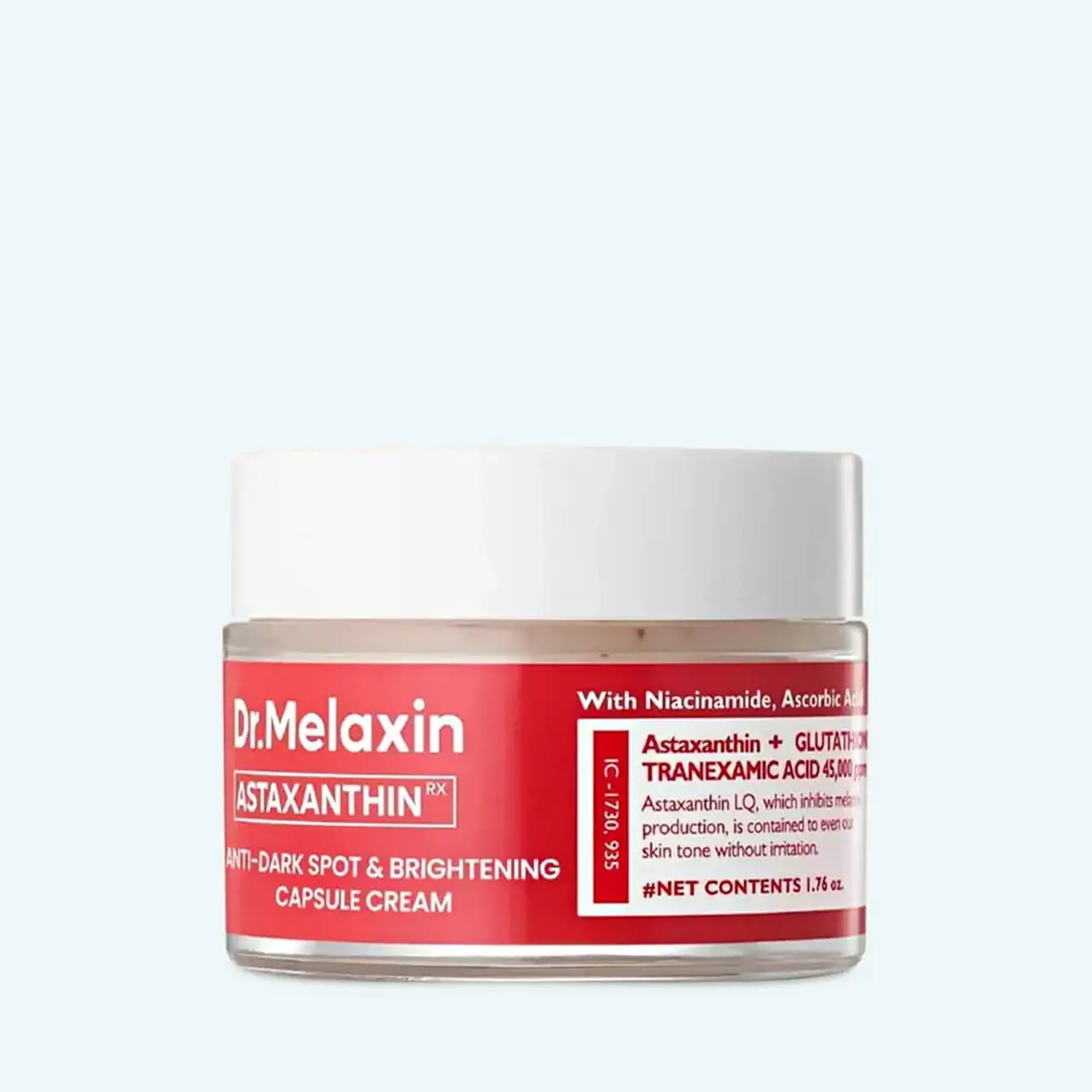 Cremă pentru corectarea petelor pigmentare Dr.Melaxin TX-Astaxanthin Anti-Dark Spot & Brightening Capsule Cream 50g