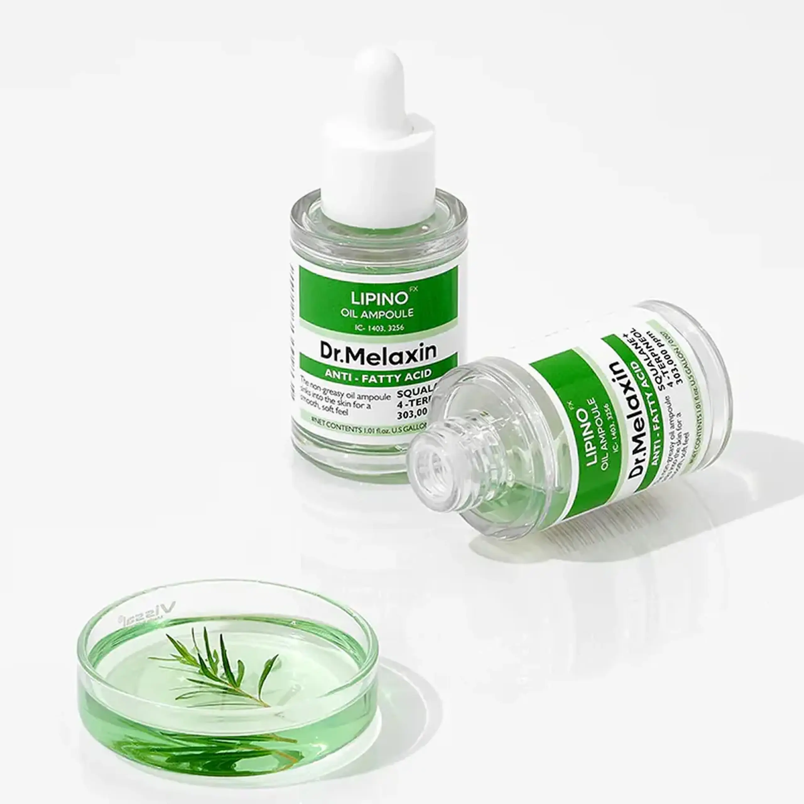Ampulă calmantă și echilibrantă pentru ten gras Dr. Melaxin Lipino Anti-Fatty Acid Oil Ampoule 30ml