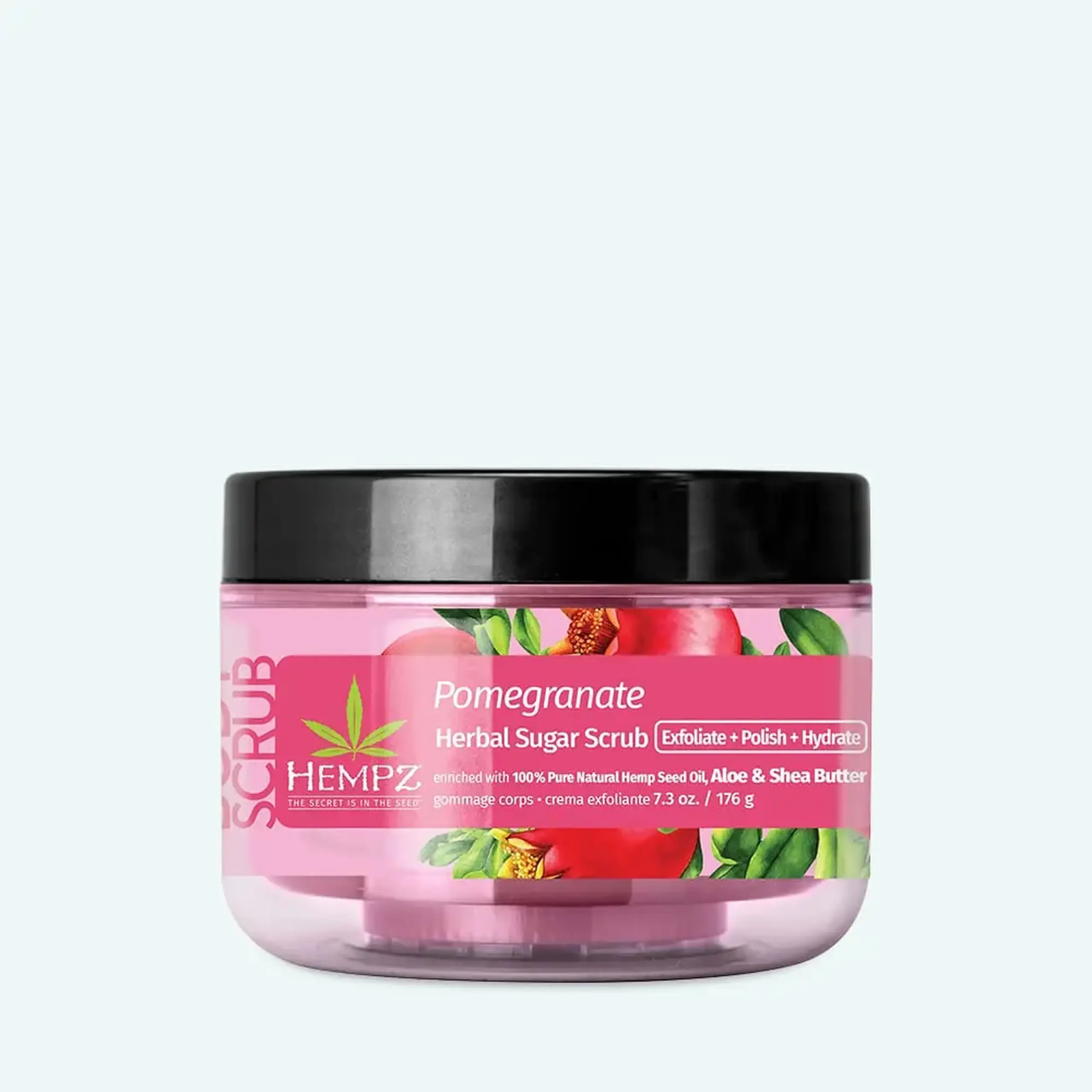 Scrub pentru corp Hempz Pomegranate Herbal Sugar Scrub 176g