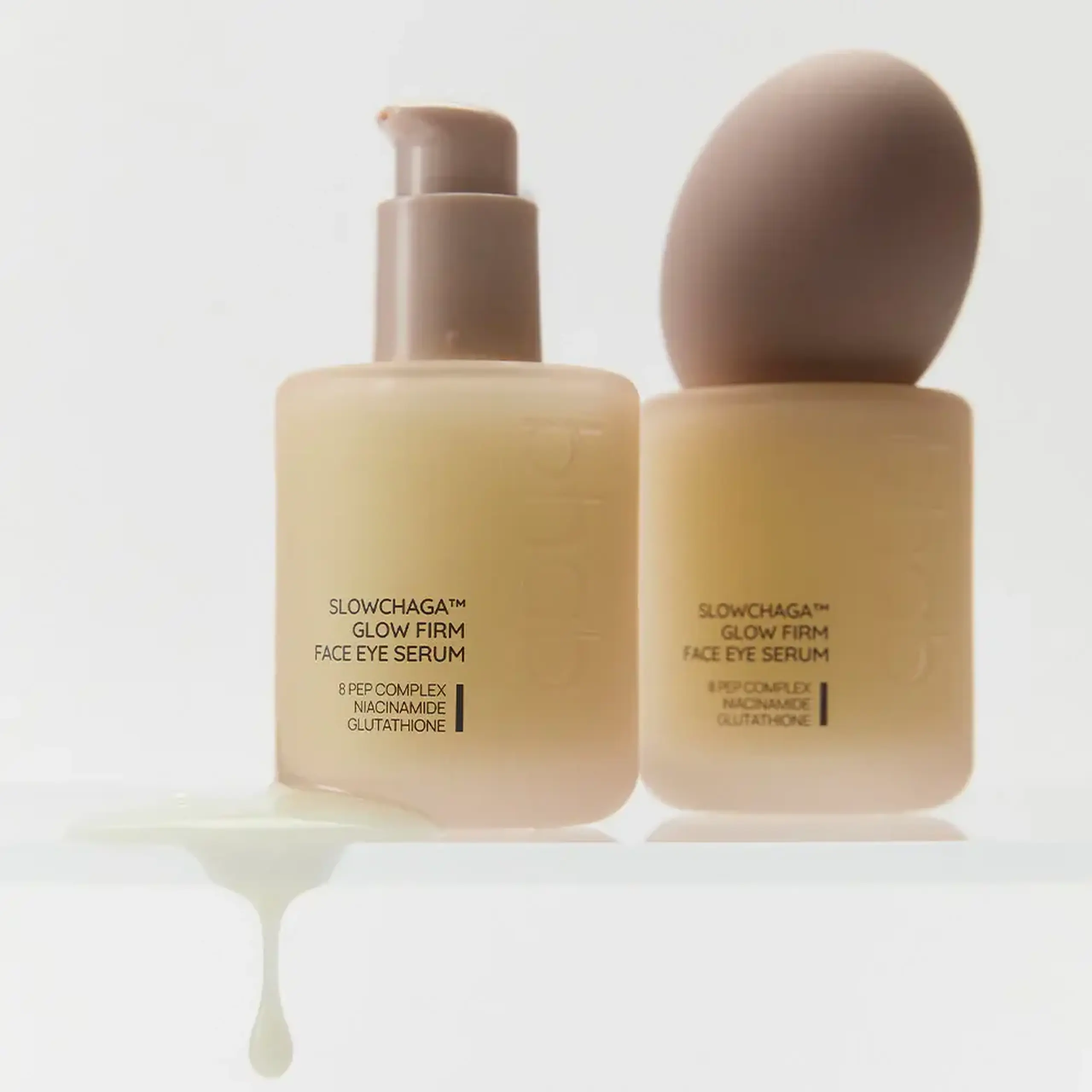 Ser fortifiant cu peptide și bakuchiol BHAB Slowchaga Glow Firm Face Eye Serum 50ml