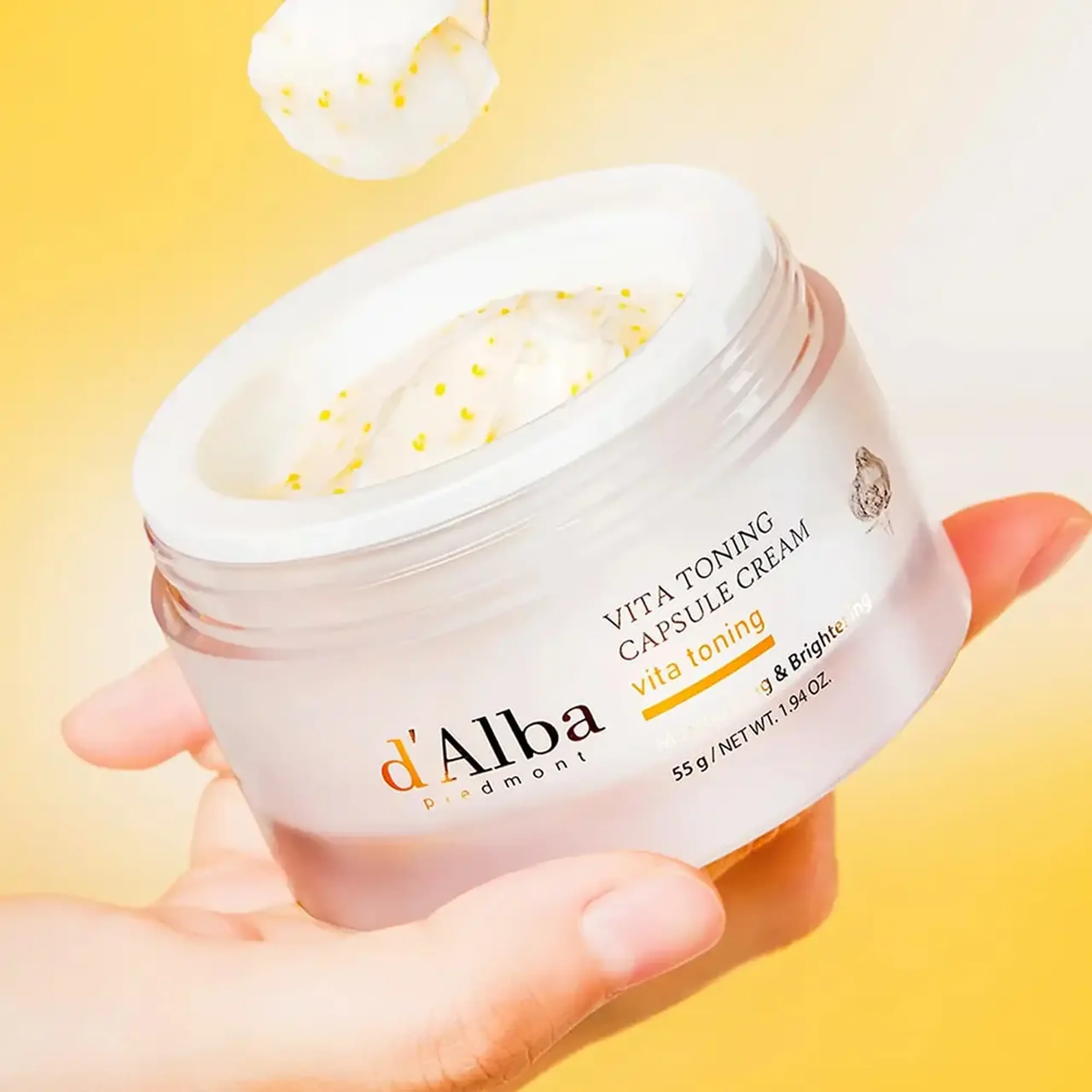 Cremă tonifiantă cu capsule D'Alba Vita Toning Capsule Cream 55 ml