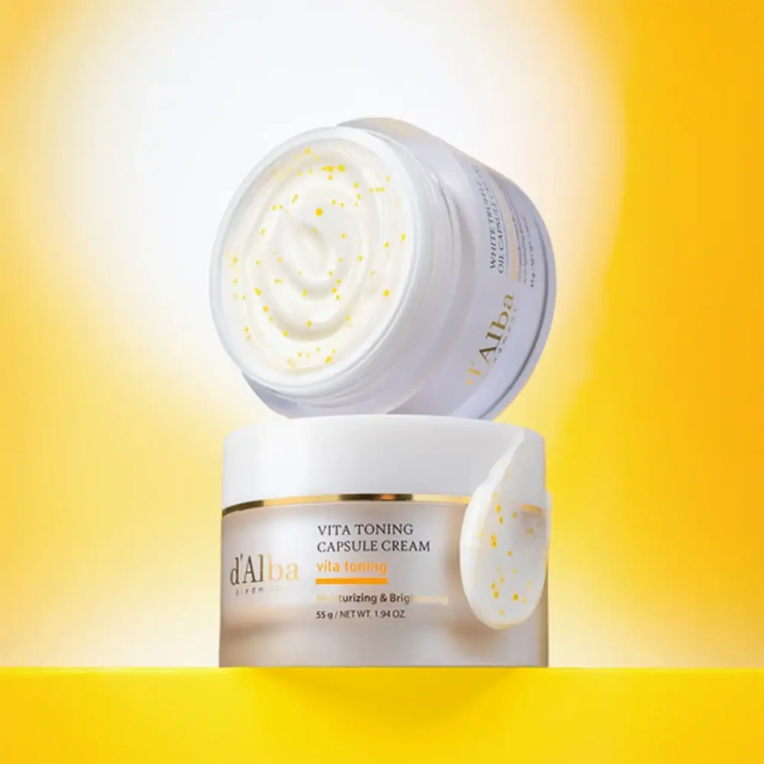 Cremă tonifiantă cu capsule D'Alba Vita Toning Capsule Cream 55 ml