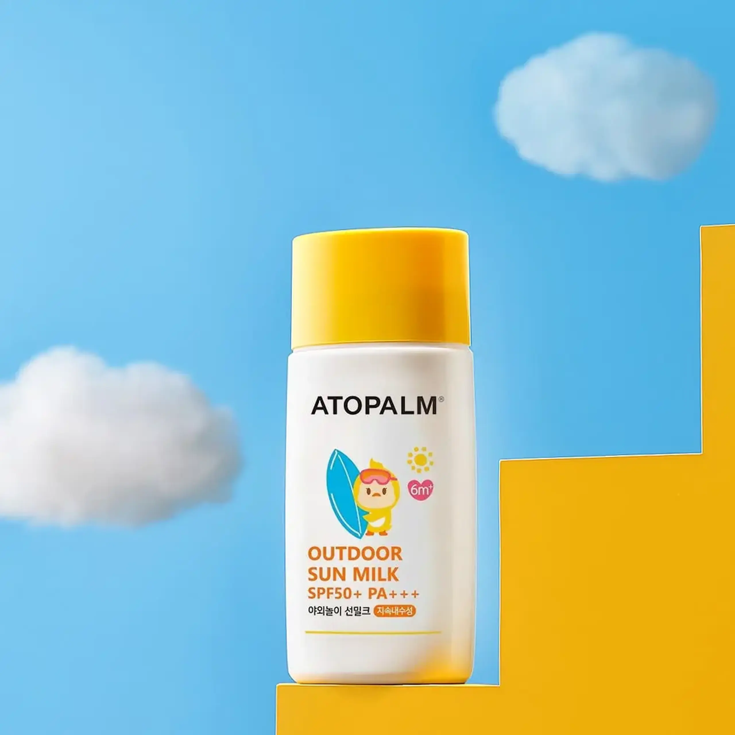 Loțiune solară delicată Atopalm Outdoor Sun Milk SPF50+ PA++++ 55g