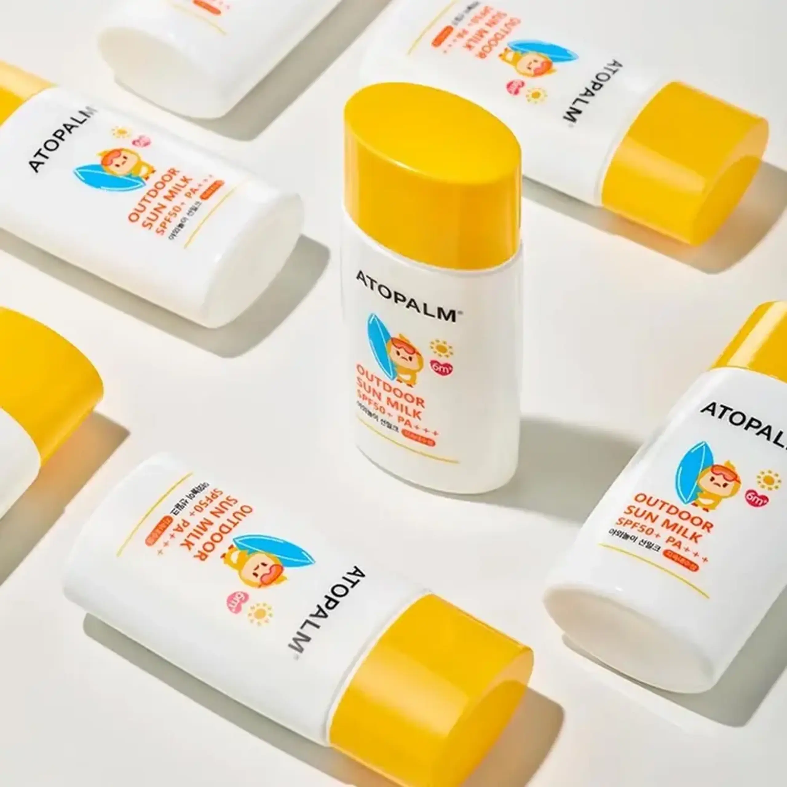 Loțiune solară delicată Atopalm Outdoor Sun Milk SPF50+ PA++++ 55g