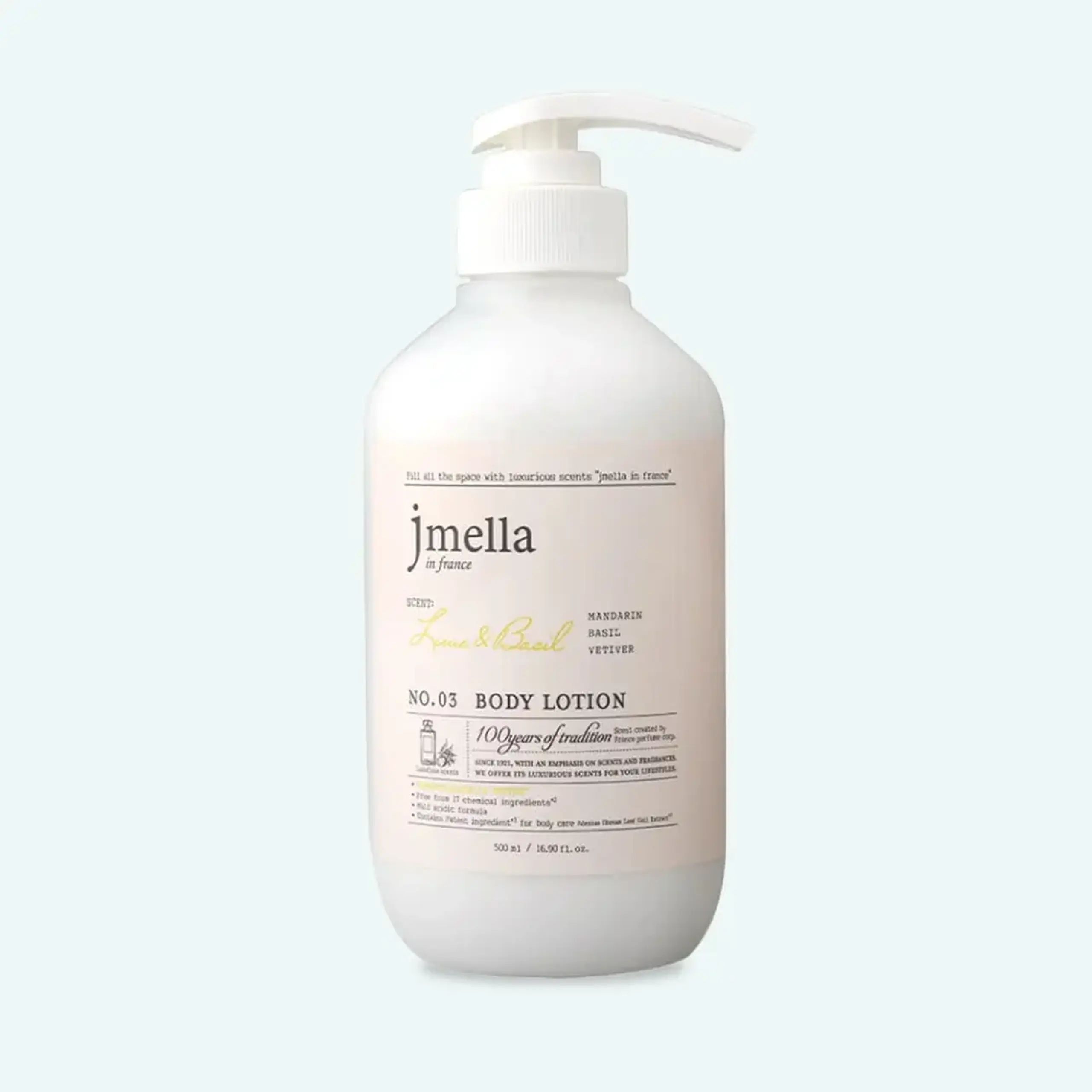 Loțiune de corp Jmella In France Lime & Basil Body Lotion 500ml