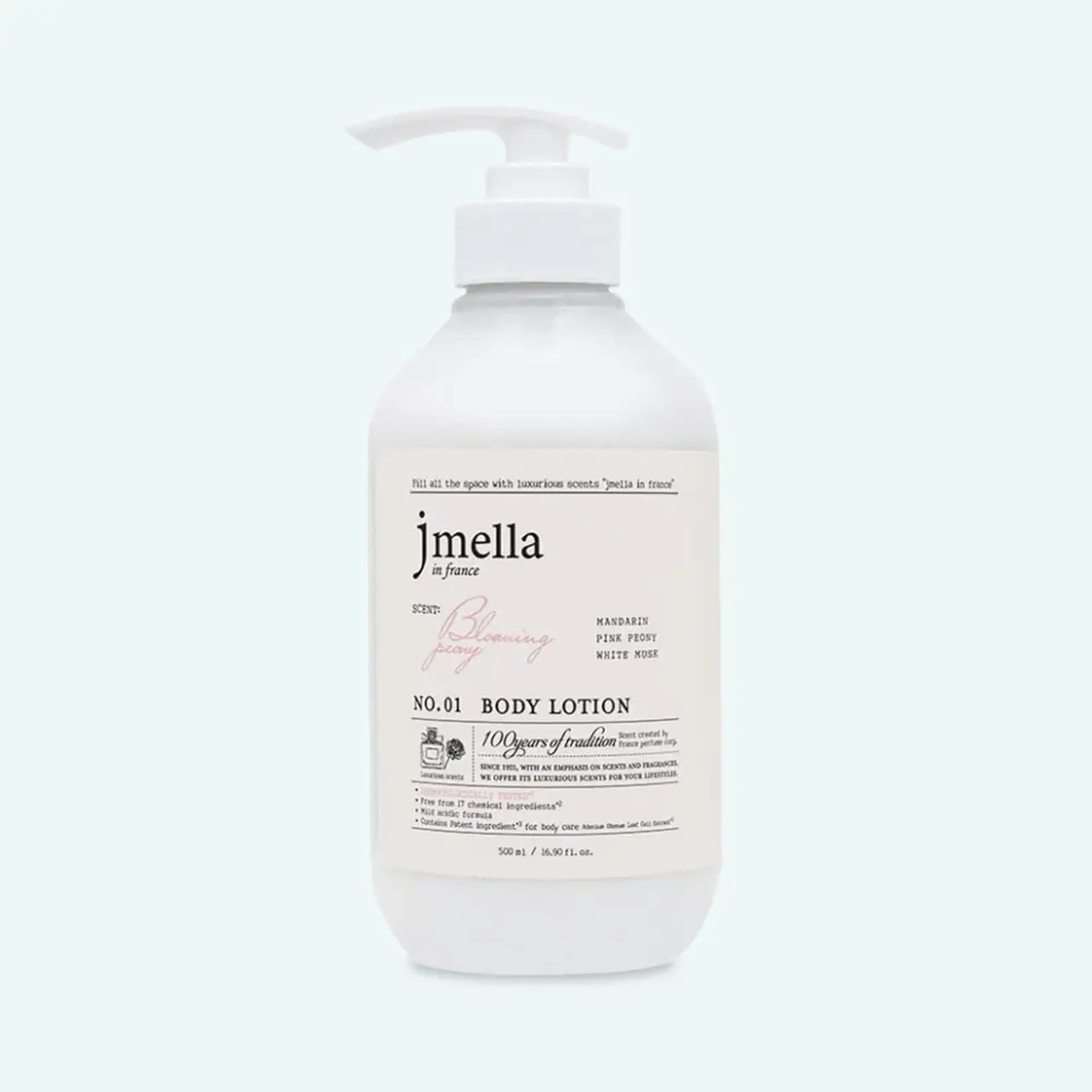 Loțiune catifelată pentru corp Jmella in france Blooming Peony Body Lotion 500ml
