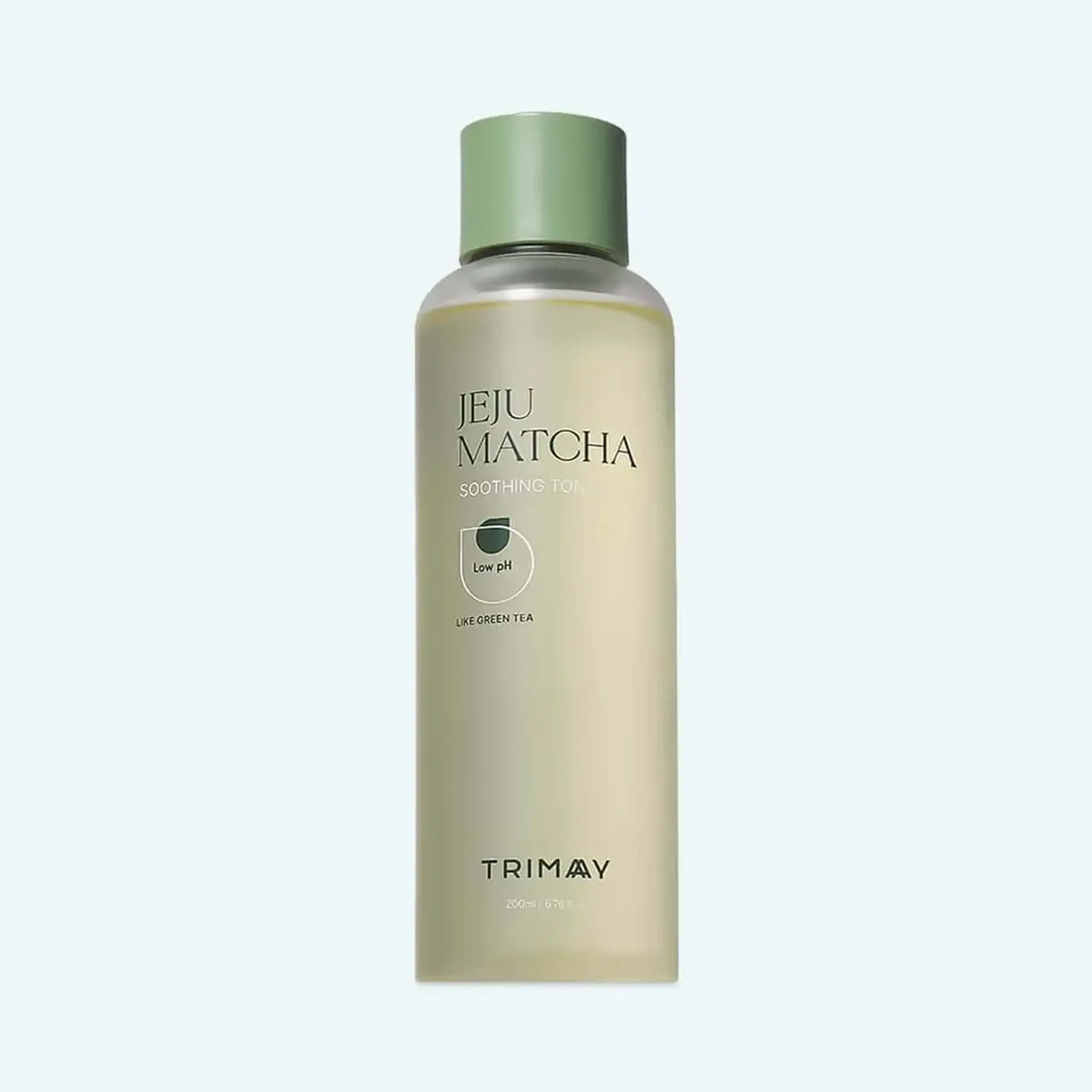 Toner cu pH scăzut pentru întărirea barierei Trimay Jeju Matcha Low pH Soothing Toner 200ml
