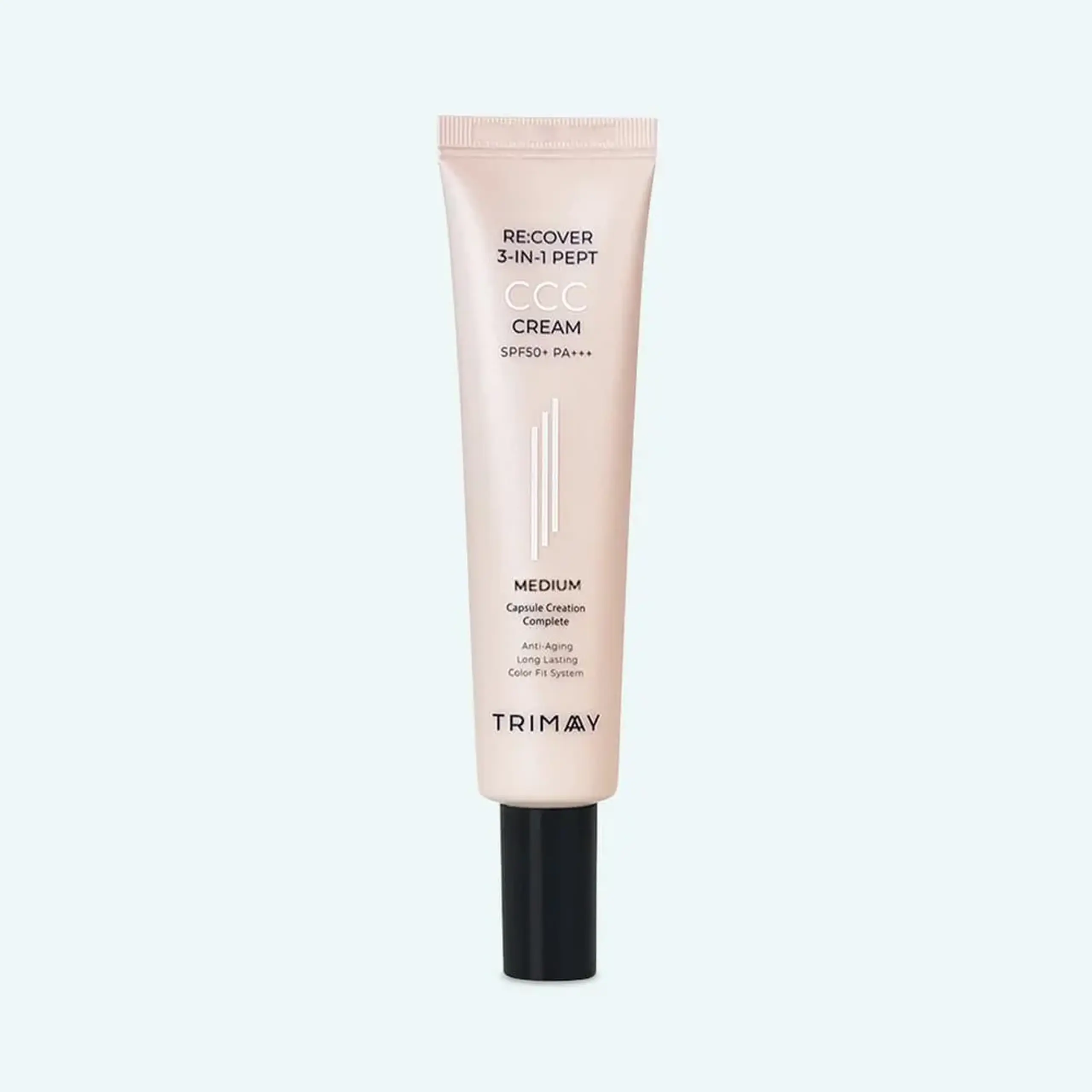 CC-cream multifuncțional Trimay Re:cover 3-in-1 Pept CCC Cream Medium SPF50+PA+++ 30ml