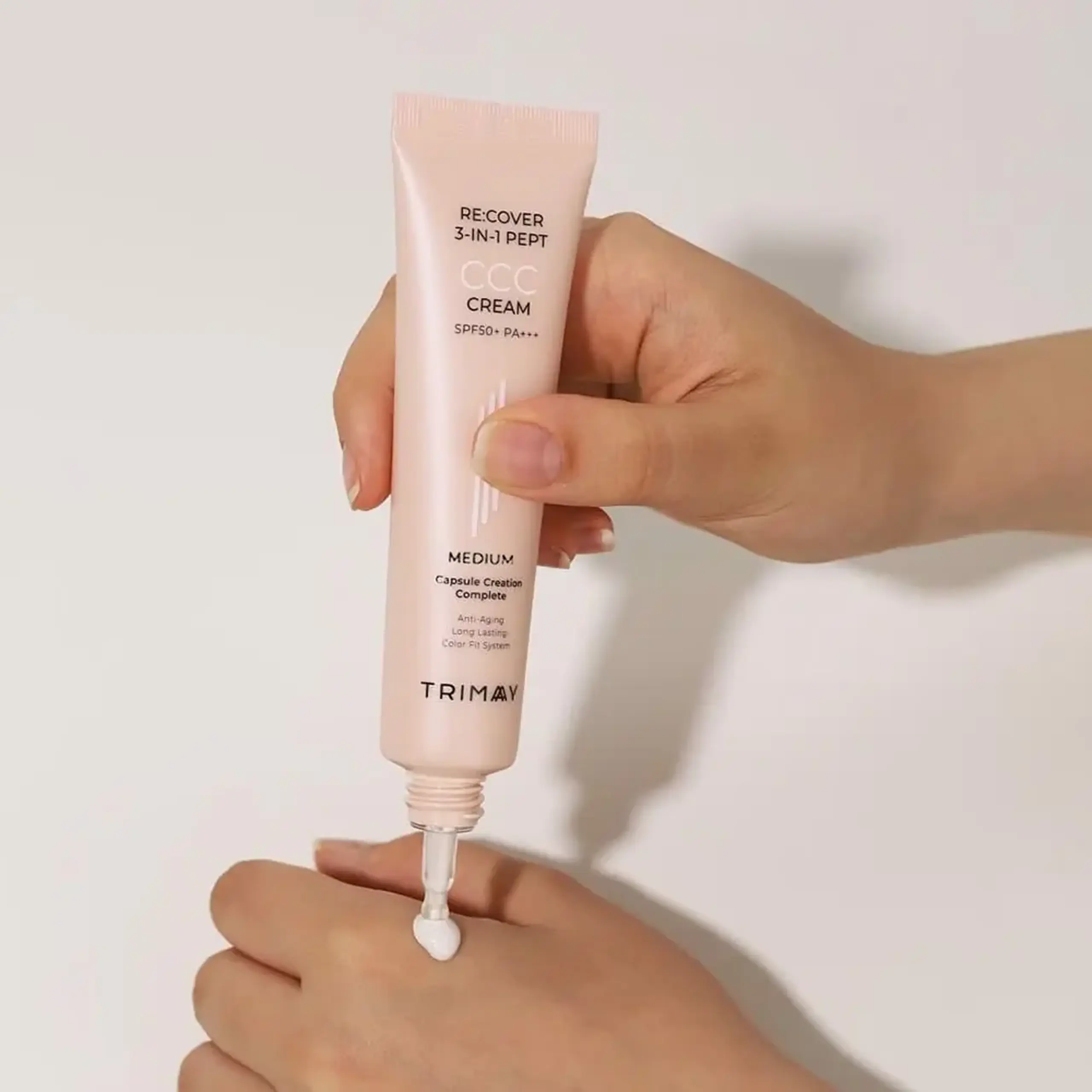 CC-cream multifuncțional Trimay Re:cover 3-in-1 Pept CCC Cream Medium SPF50+PA+++ 30ml