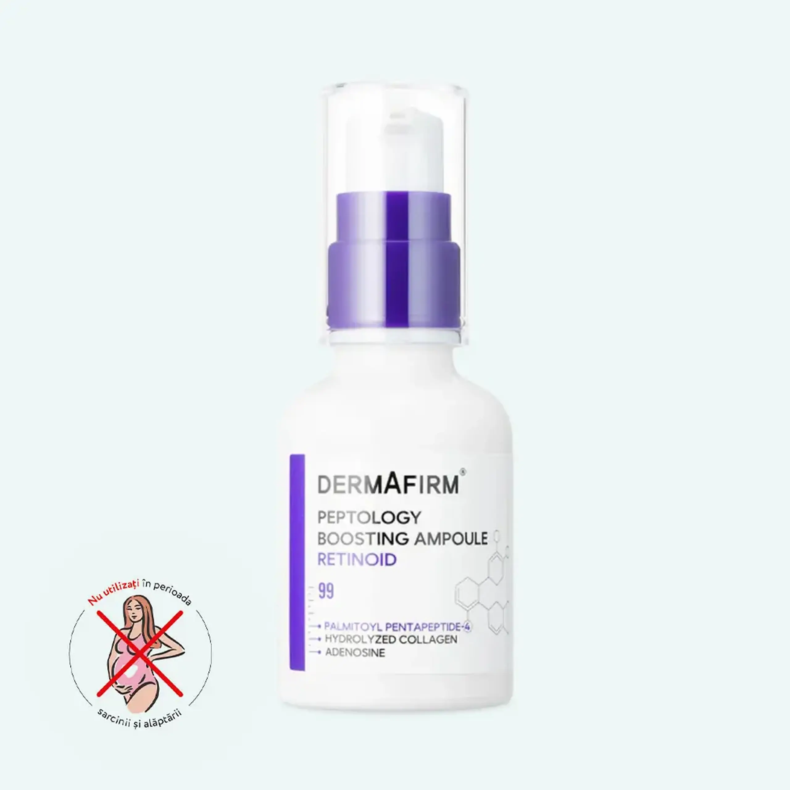 Ampulă cu retinol de generație nouă Dermafirm Peptology Boosting Ampoule Retinoid 30ml