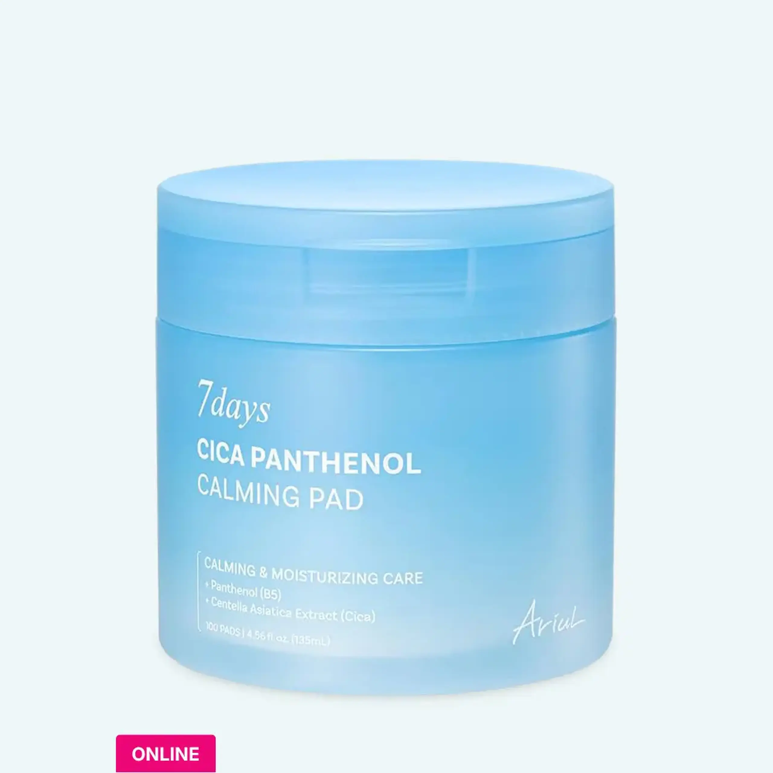Pad-uri tonice calmante Ariul 7 Days Cica Panthenol Calming Pad 100 pcs