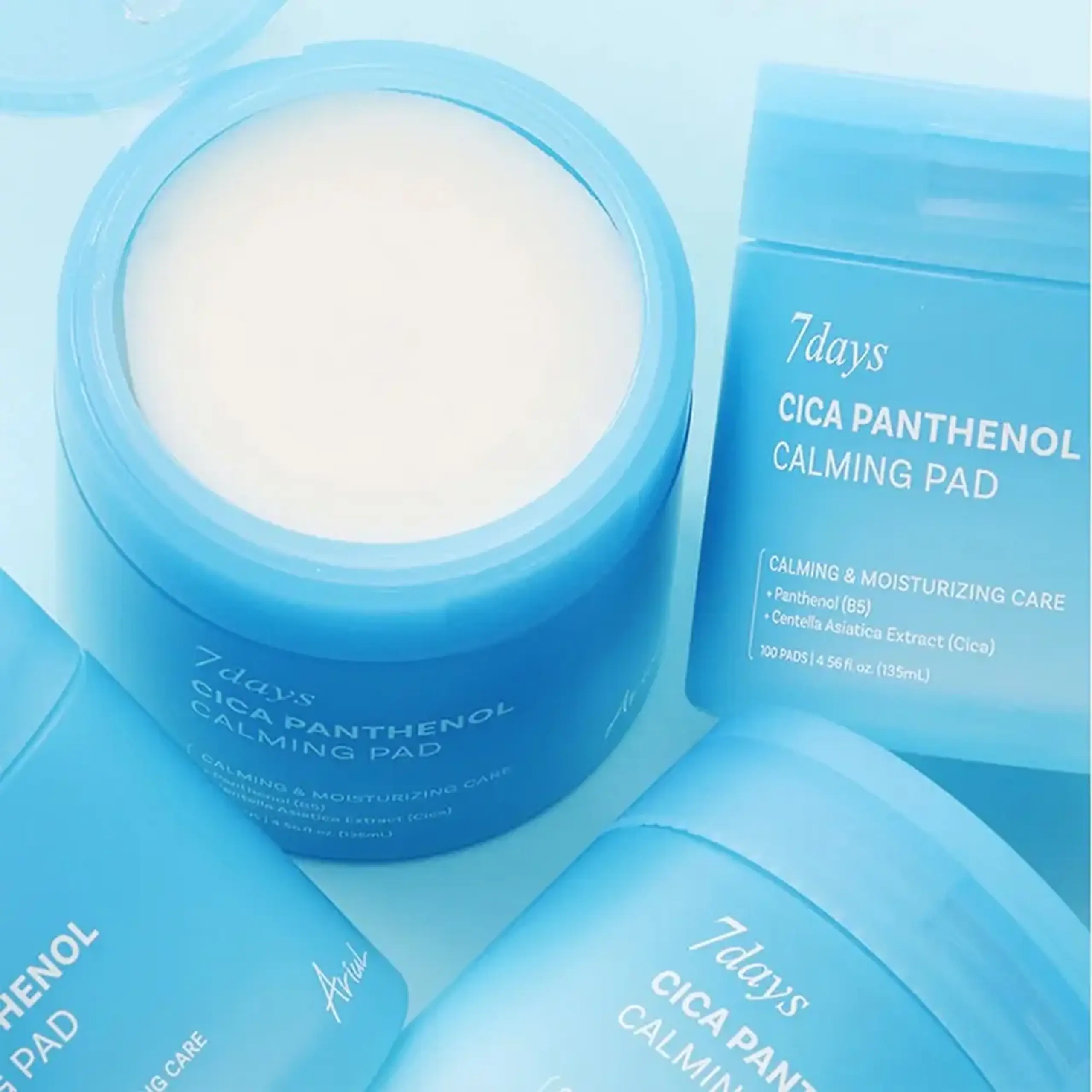 Pad-uri tonice calmante Ariul 7 Days Cica Panthenol Calming Pad 100 pcs