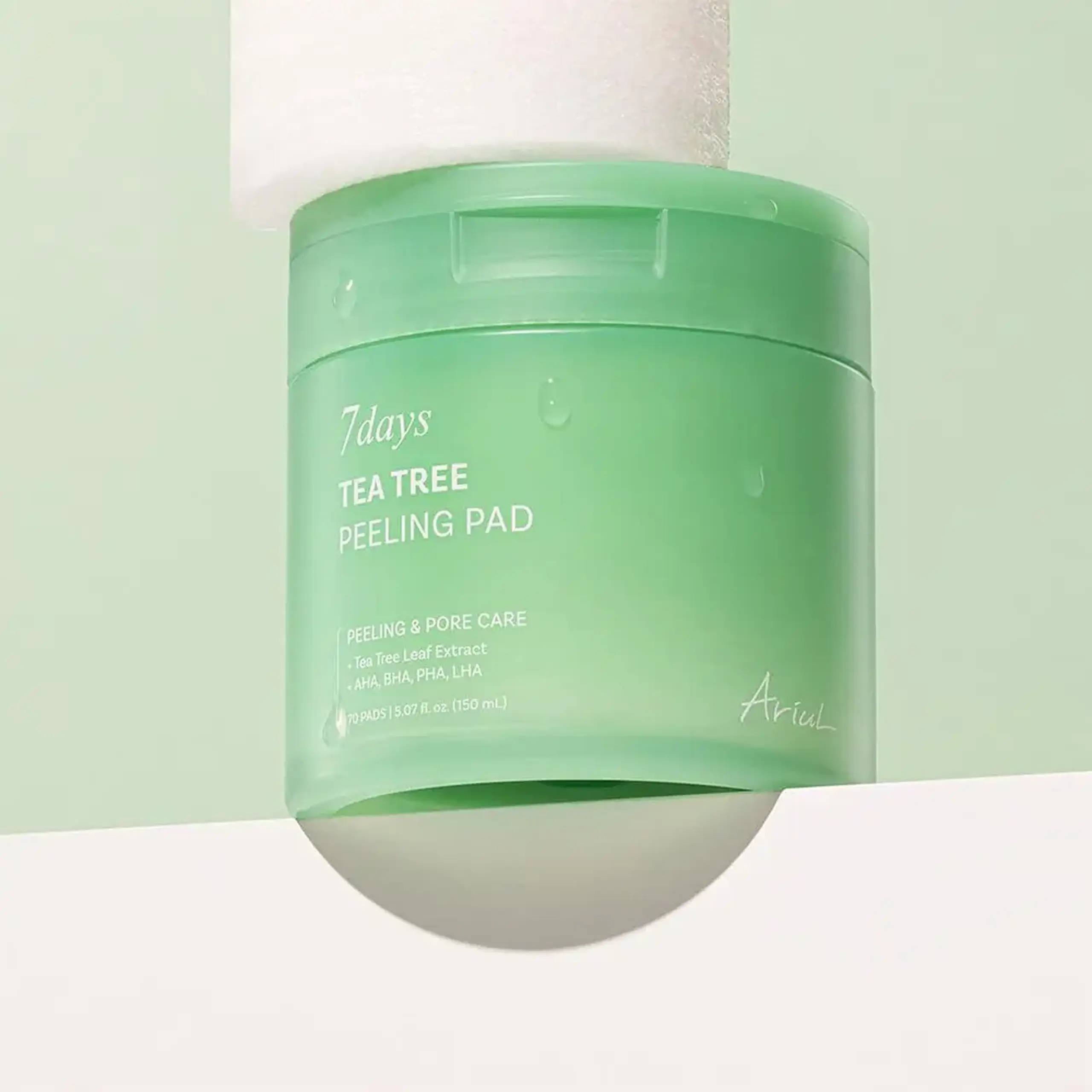 Pad-uri exfoliante Ariul 7 Days Tea Tree Peeling Pad 70 pcs