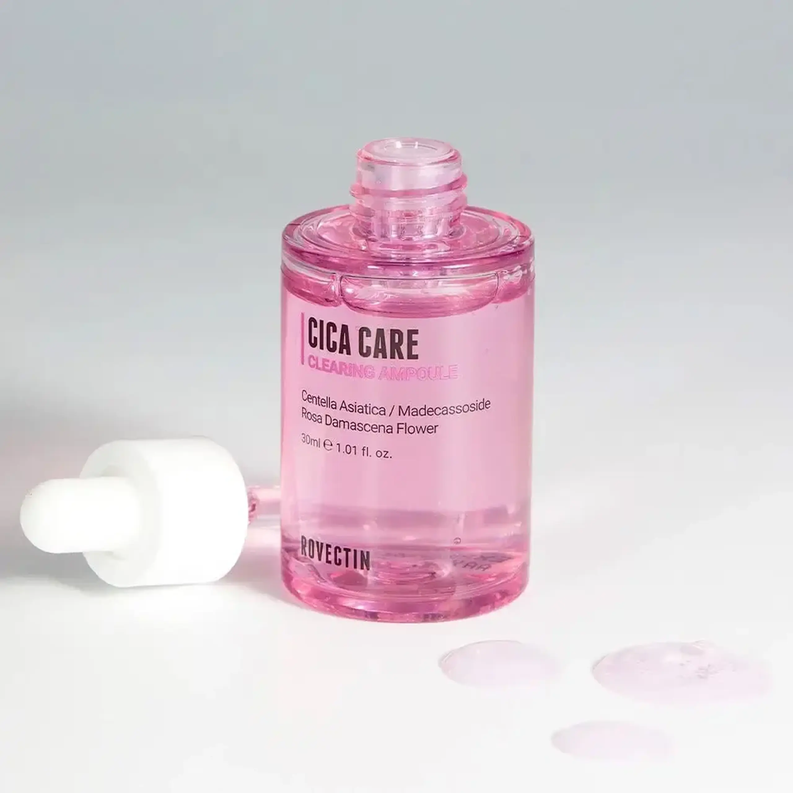 Ser calmant pentru piele sensibilă și problematică Rovectin Cica Care Clearing Ampoule 30ml