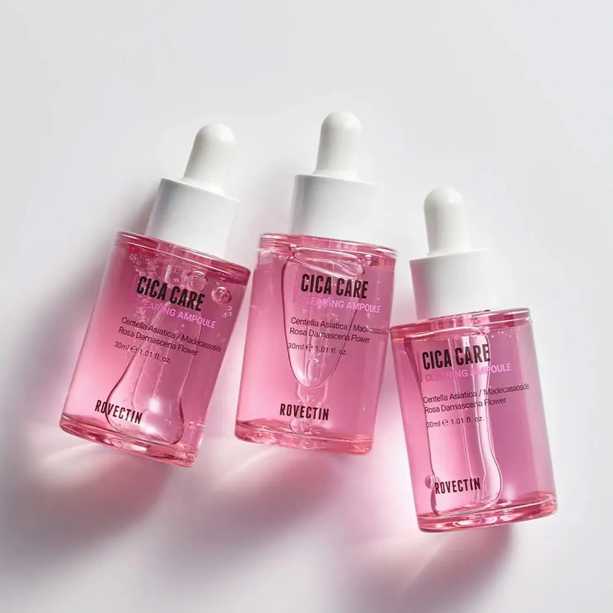 Ser calmant pentru piele sensibilă și problematică Rovectin Cica Care Clearing Ampoule 30ml