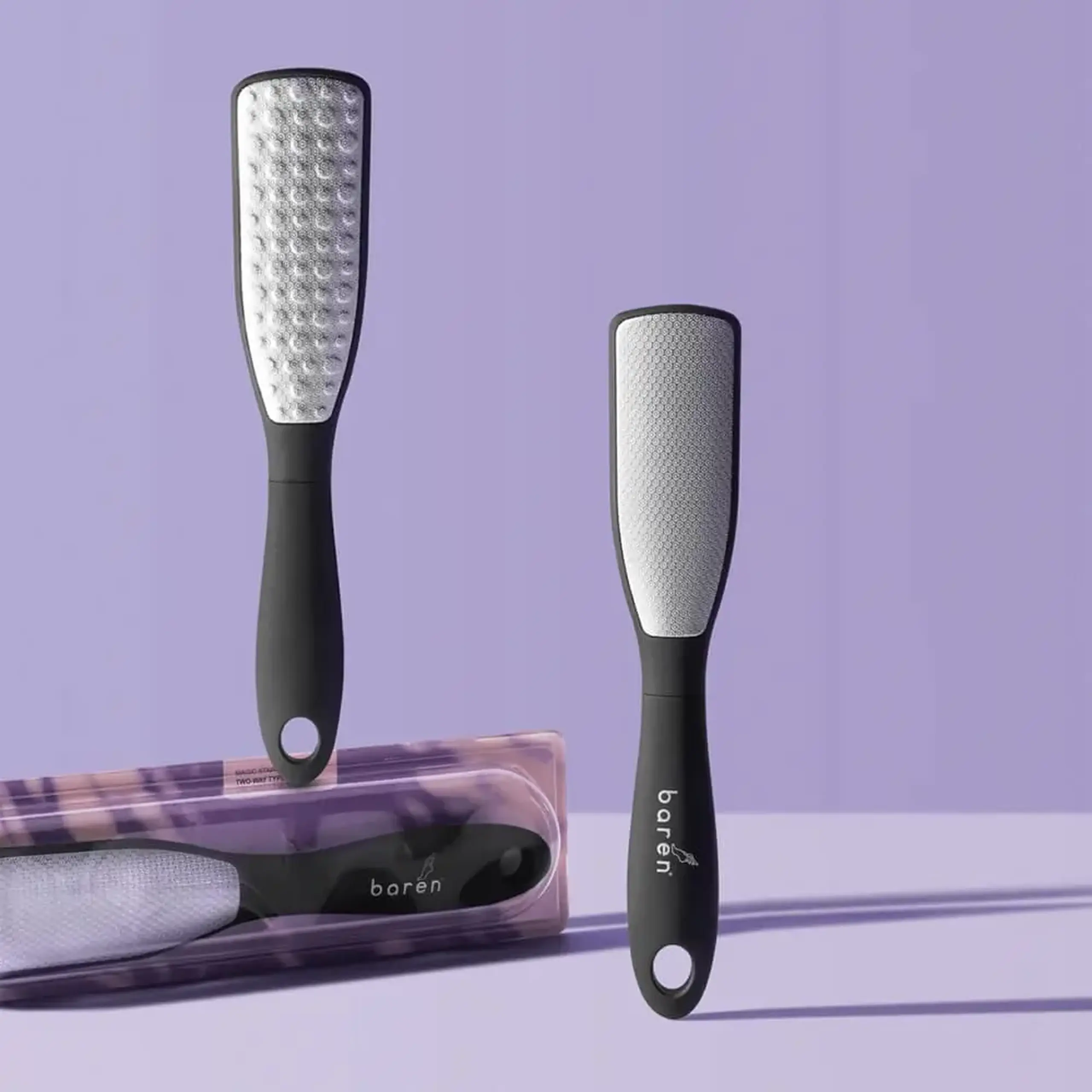 Pilă profesională pentru călcâie Baren Callus Remover Magic Stainless Pro Dobule Sided Foot File 1pcs