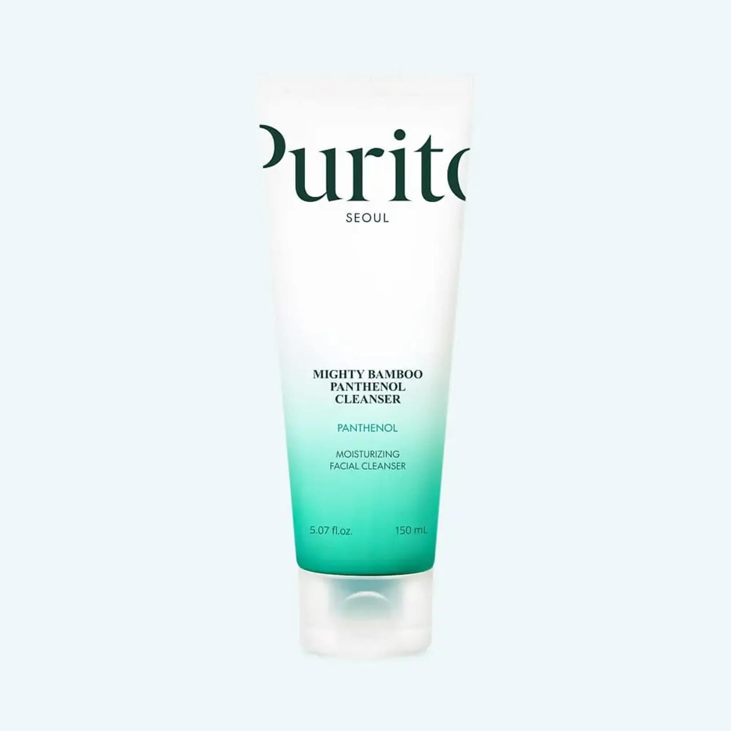 Gel de curățare cu pH scăzut Purito Seoul Mighty Bamboo Panthenol Cleanser 150ml