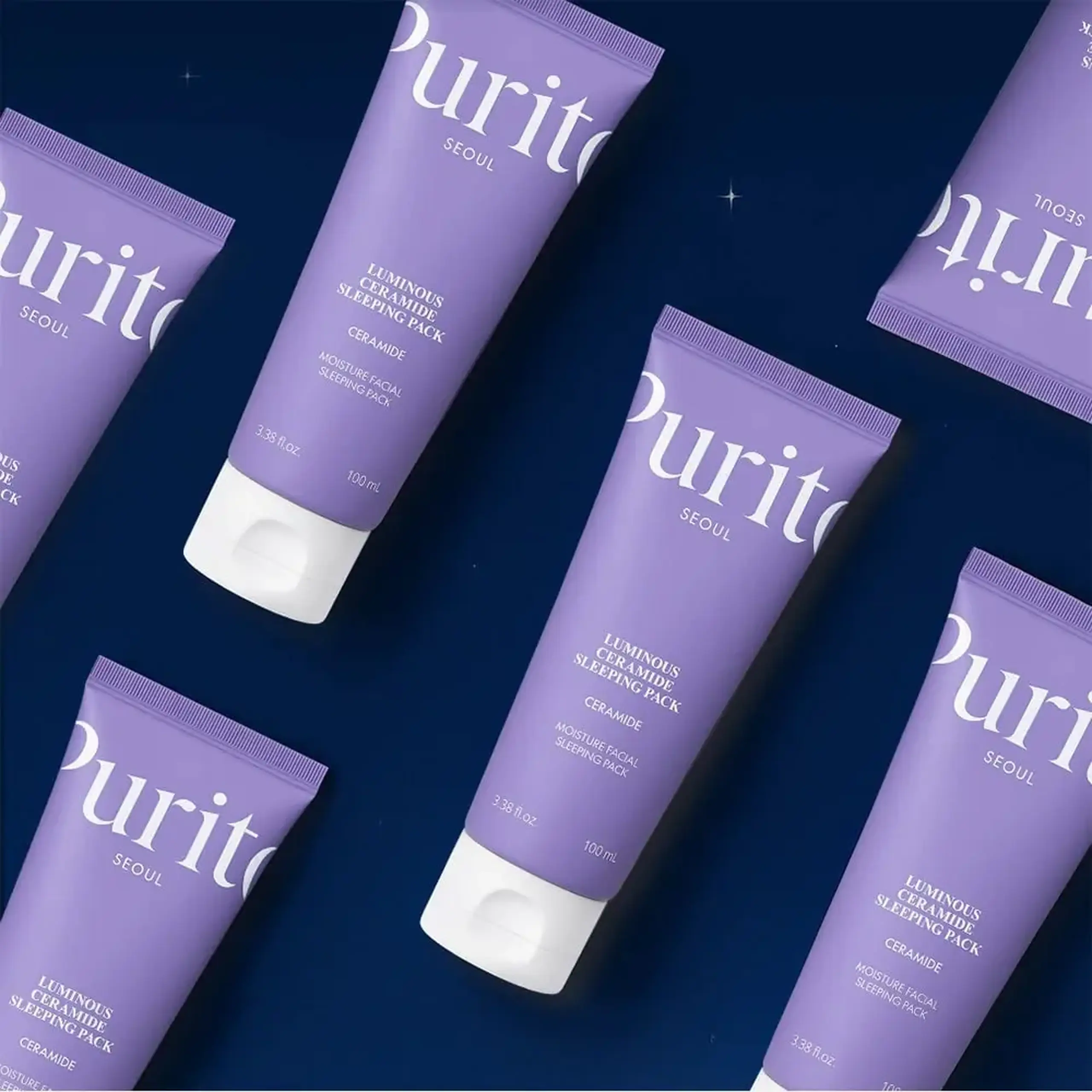 Cremă-mască regenerantă de noapte Purito Seoul Luminous Ceramide Sleeping Pack 100ml