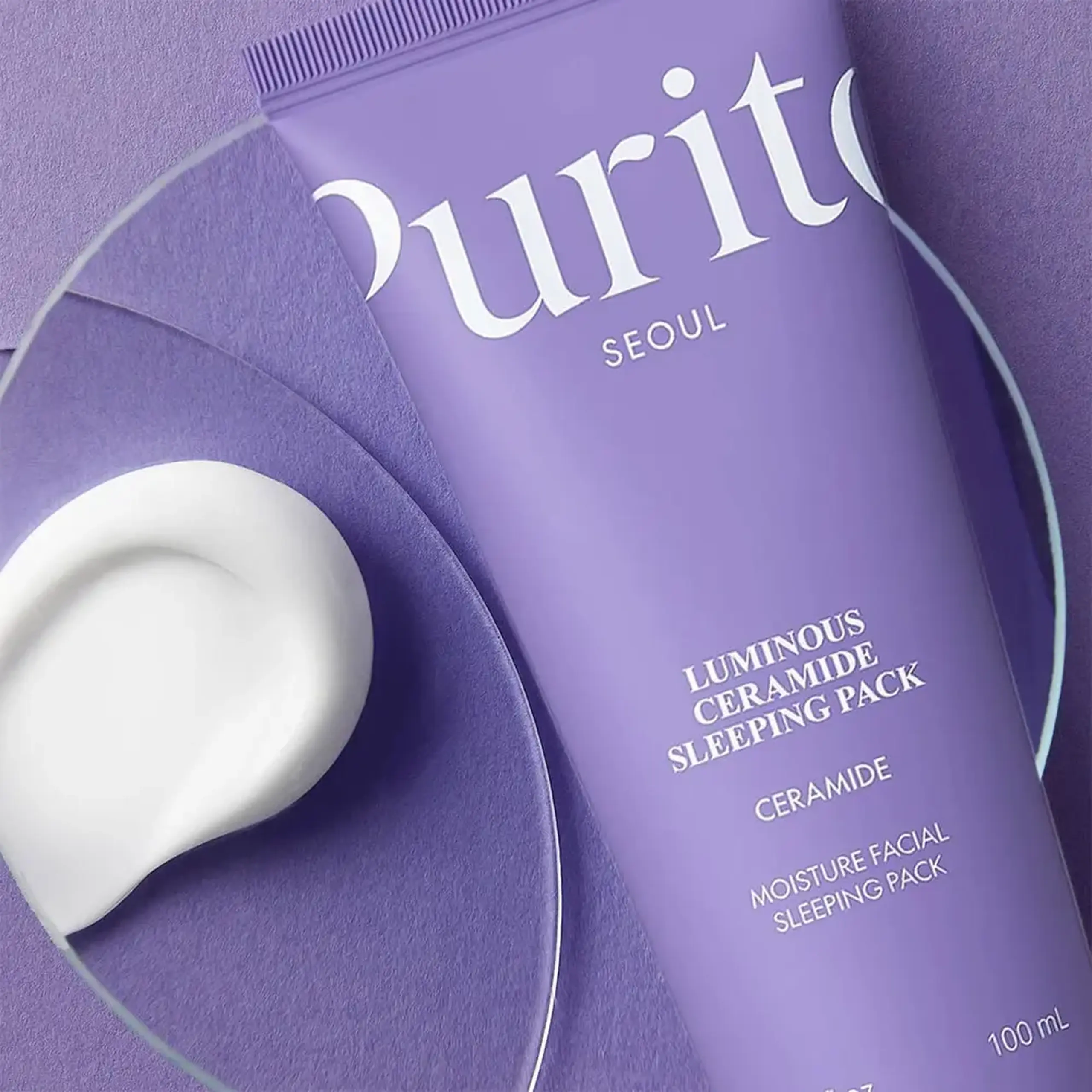 Cremă-mască regenerantă de noapte Purito Seoul Luminous Ceramide Sleeping Pack 100ml