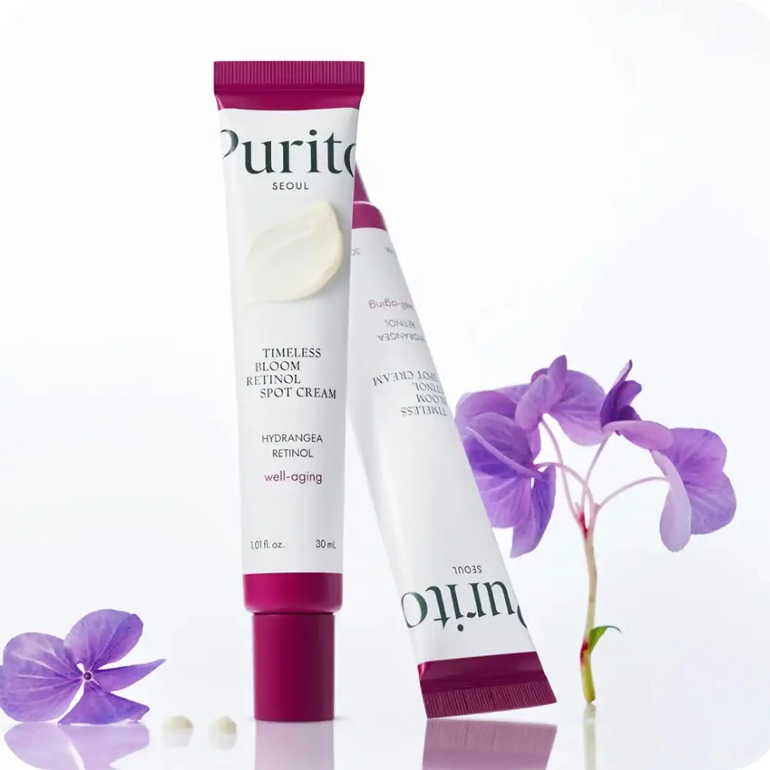Cremă anti-age cu retinol Purito Seoul Timeless Bloom Retinol Spot Cream 30ml
