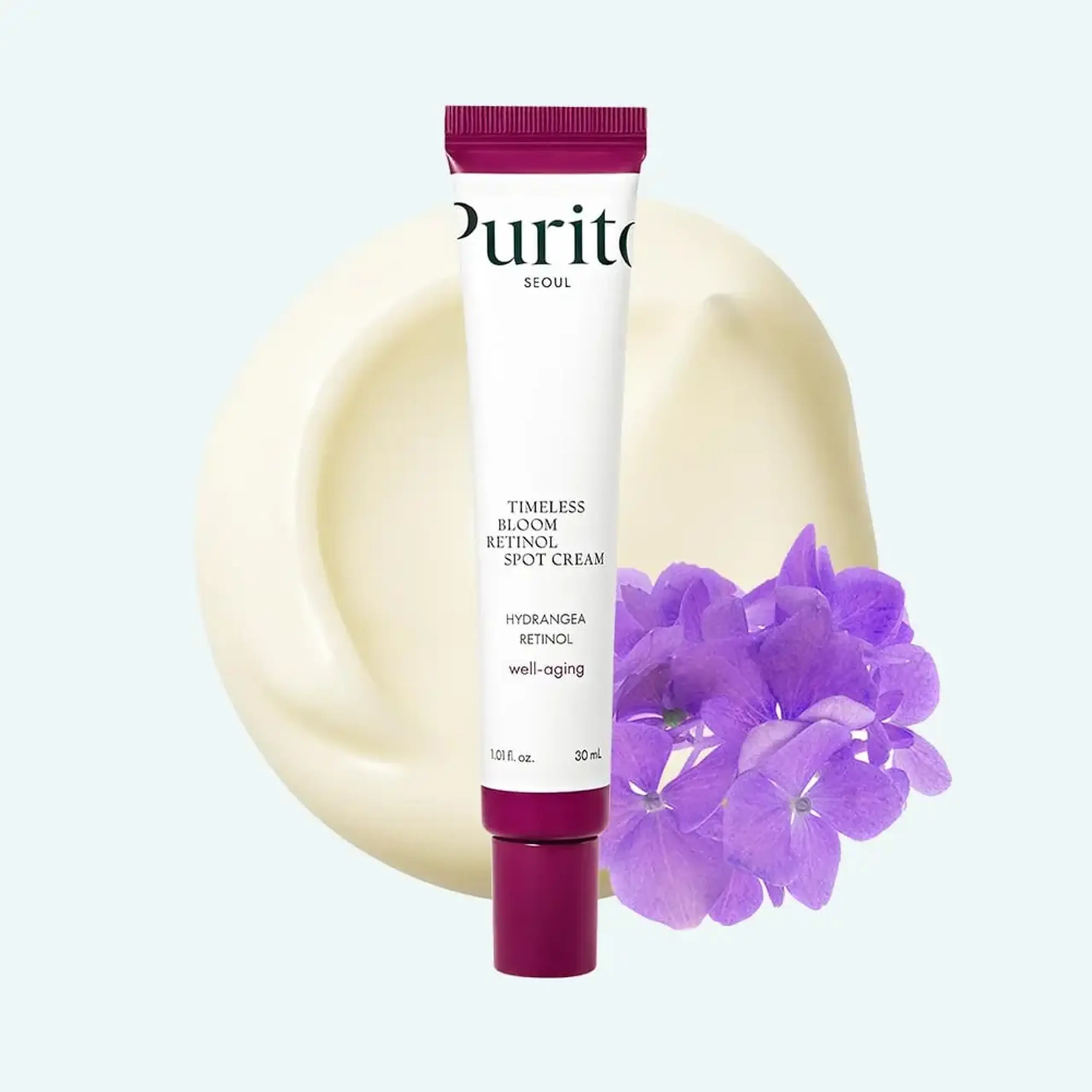 Cremă anti-age cu retinol Purito Seoul Timeless Bloom Retinol Spot Cream 30ml