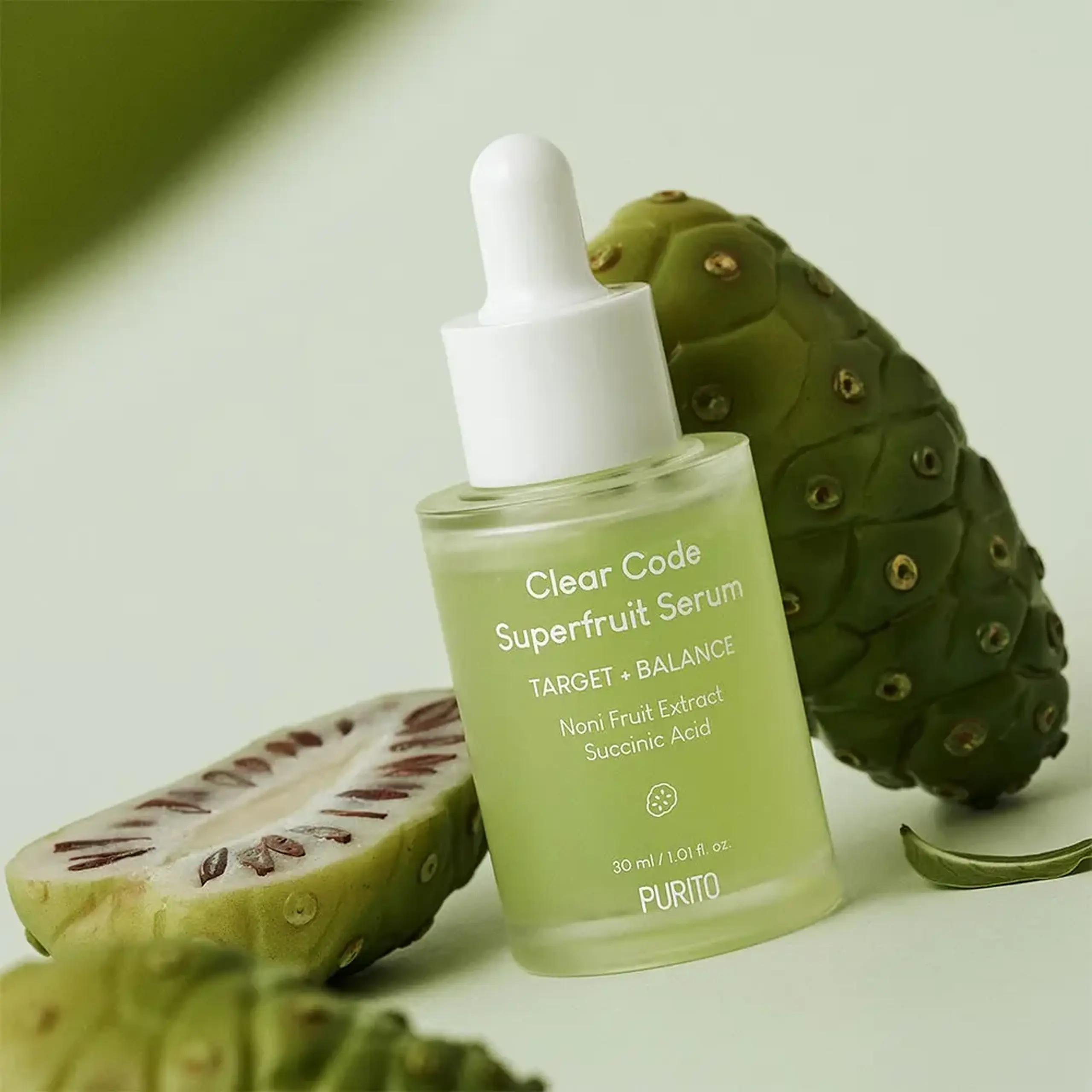 Serum seboregulator cu extract de noni Purito Clear Code Superfruit Serum 30ml