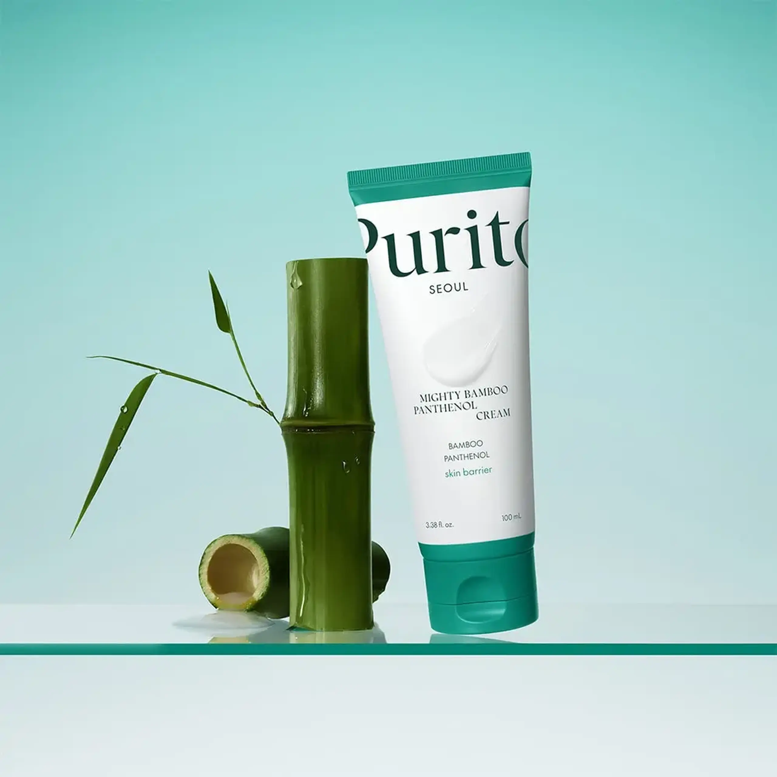 Cremă regenerantă pentru față Purito Mighty Bamboo Panthenol Cream 100ml