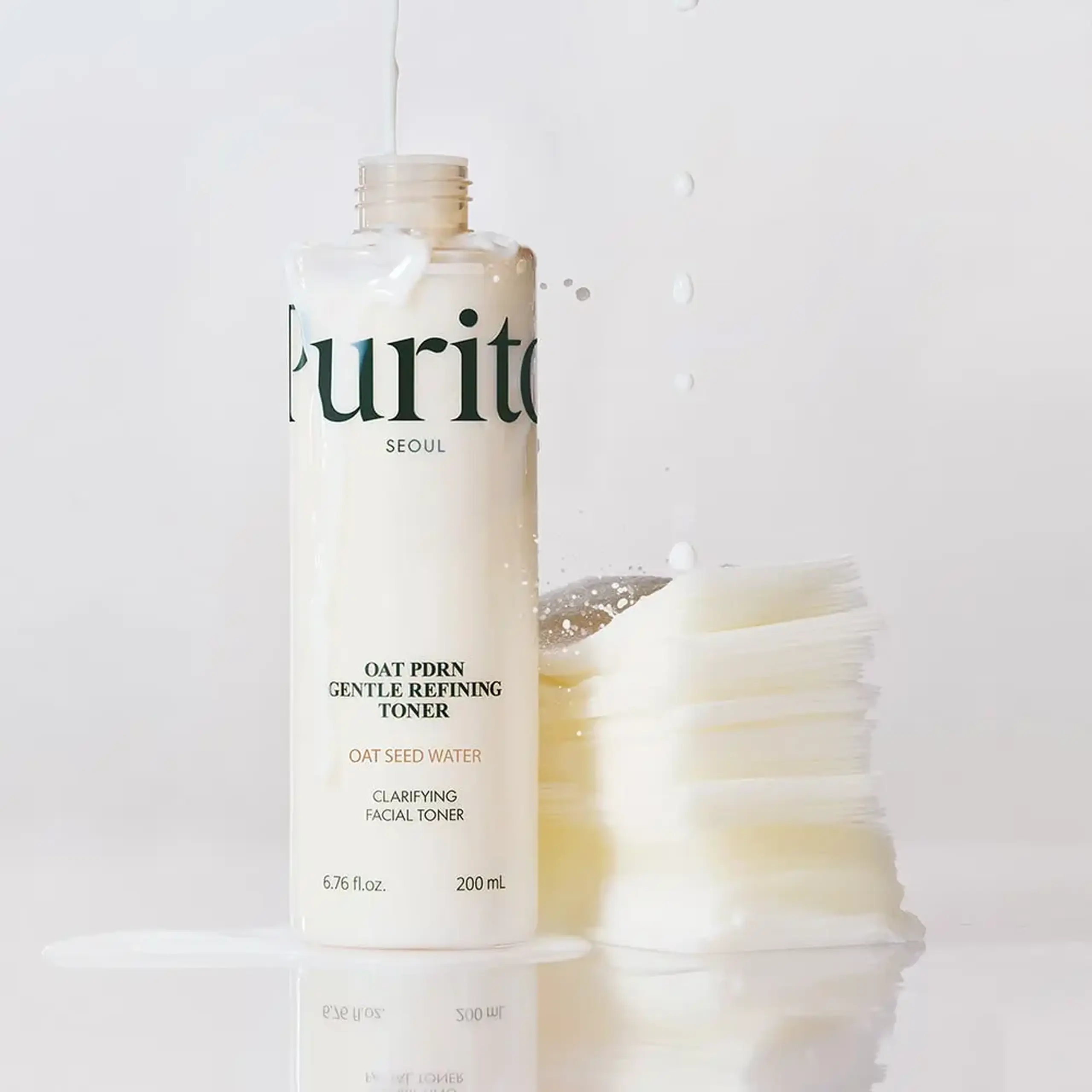 Toner pentru tenul predispus la imperfecțiuni PURITO Seoul Oat PDRN Gentle Refining Toner 200ml