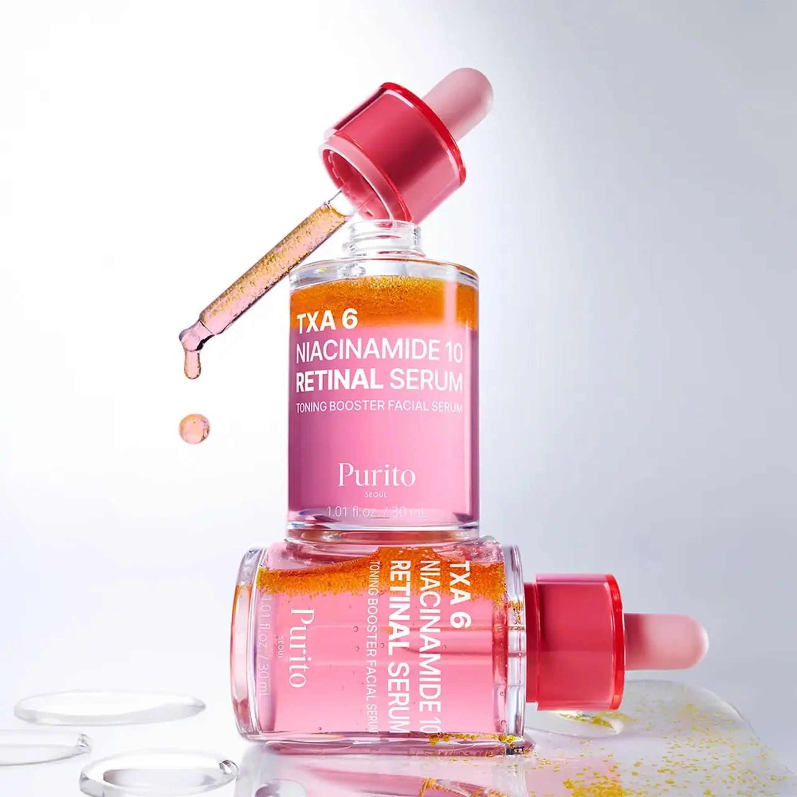 Ser corector pentru pete și ton neuniform Purito SEOUL TXA 6 Niacinamide 10 Retinal Serum 30ml