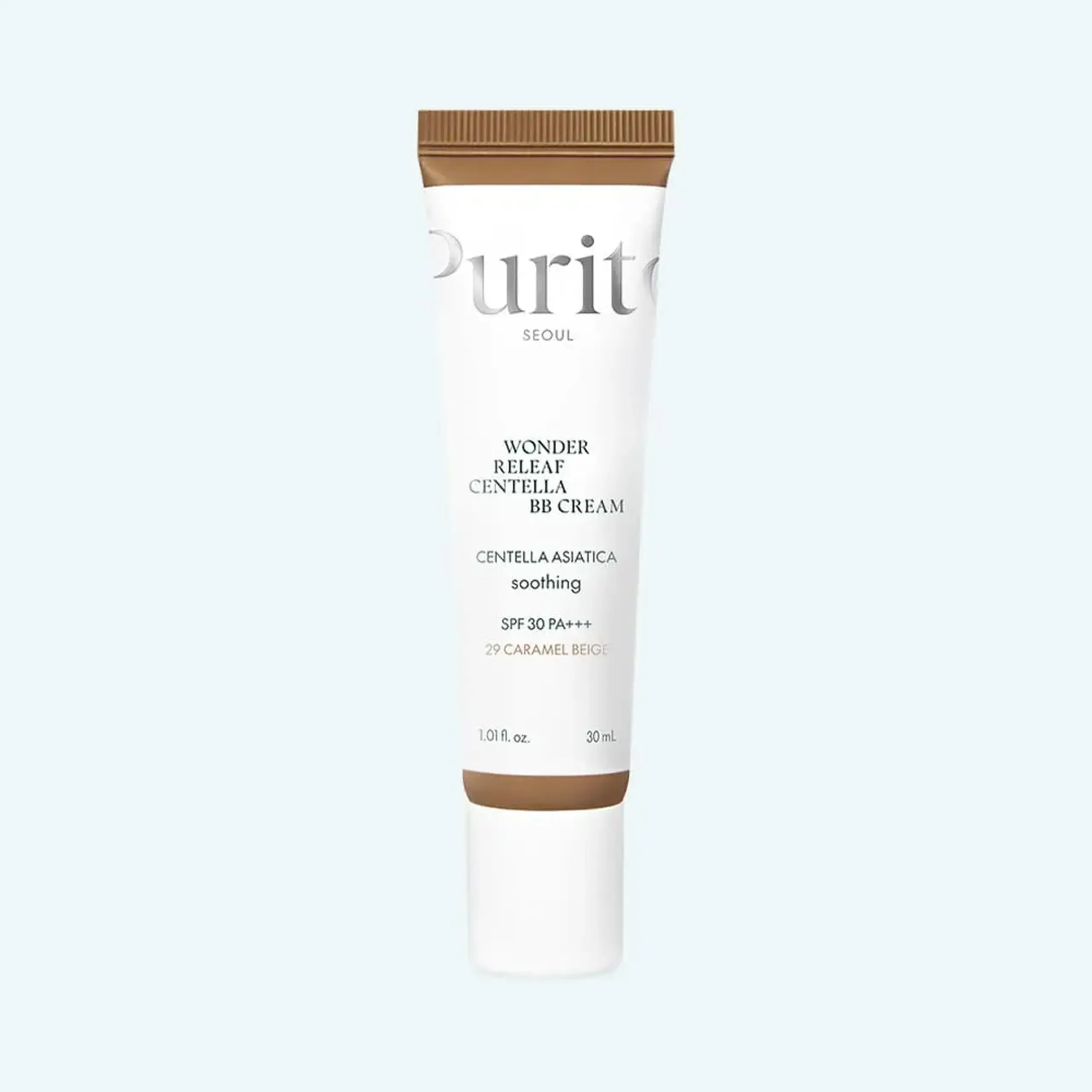 Crema bb hidratantă Purito Wonder Releaf Centella BB Cream #29 Caramel Beige 30ml