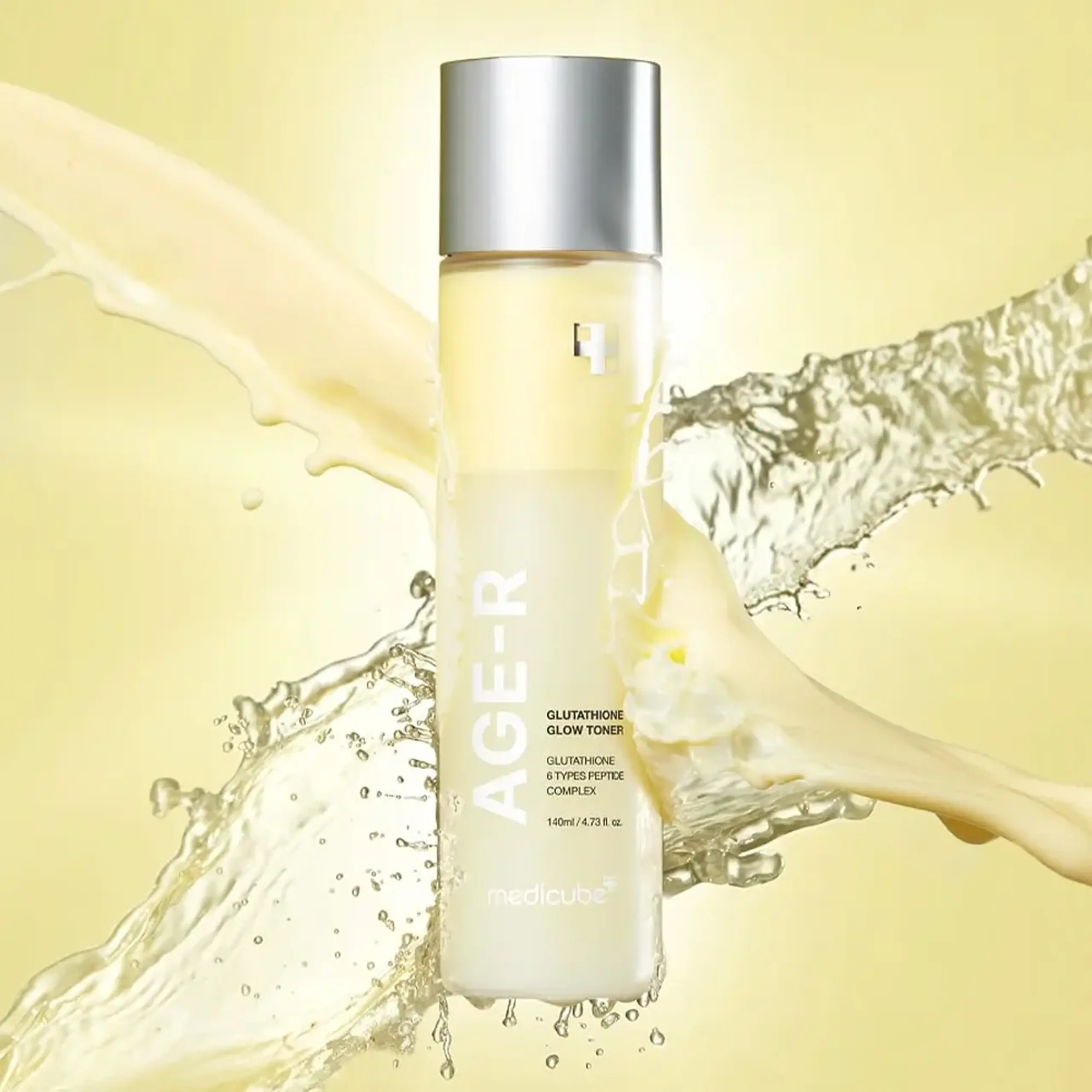Toner bifazic pentru uniformizare Medicube AGE-R Glutathione Glow Toner 140ml
