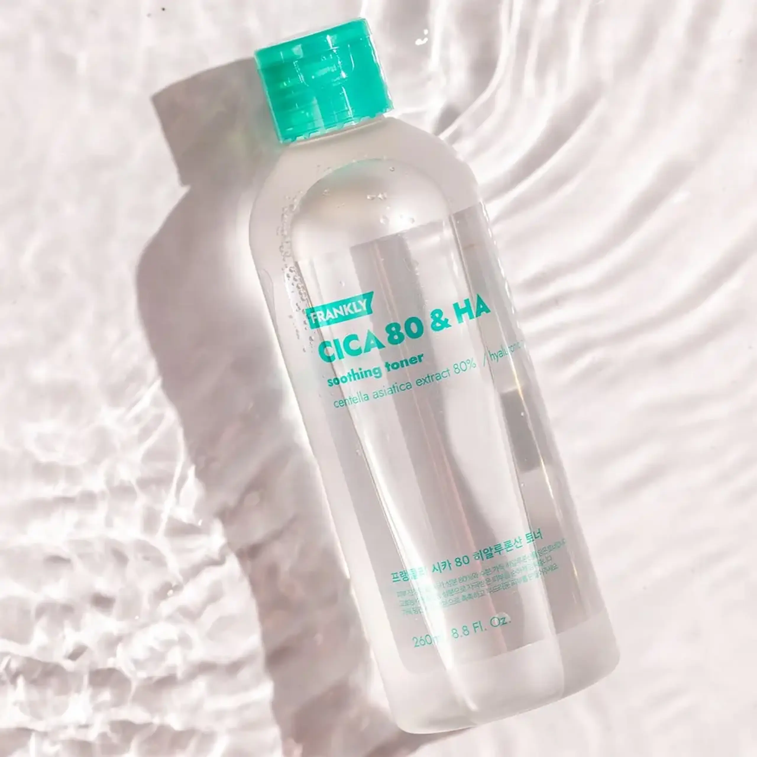 Toner calmant Frankly Cica 80% & Hyaluronic Acid Toner 260ml
