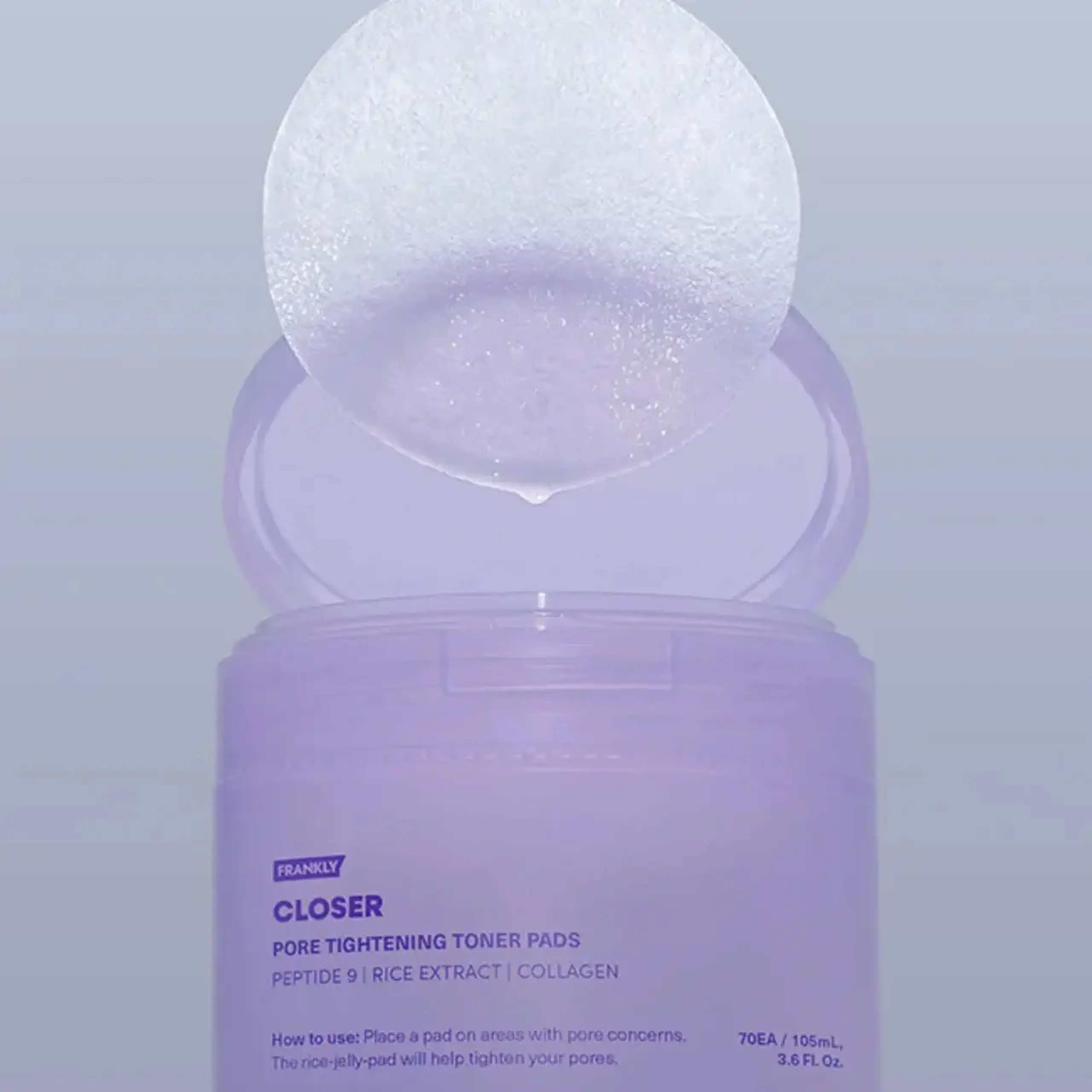 Toner-paduri FRANKLY Closer Pore Tightening Toner Pads 70pcs
